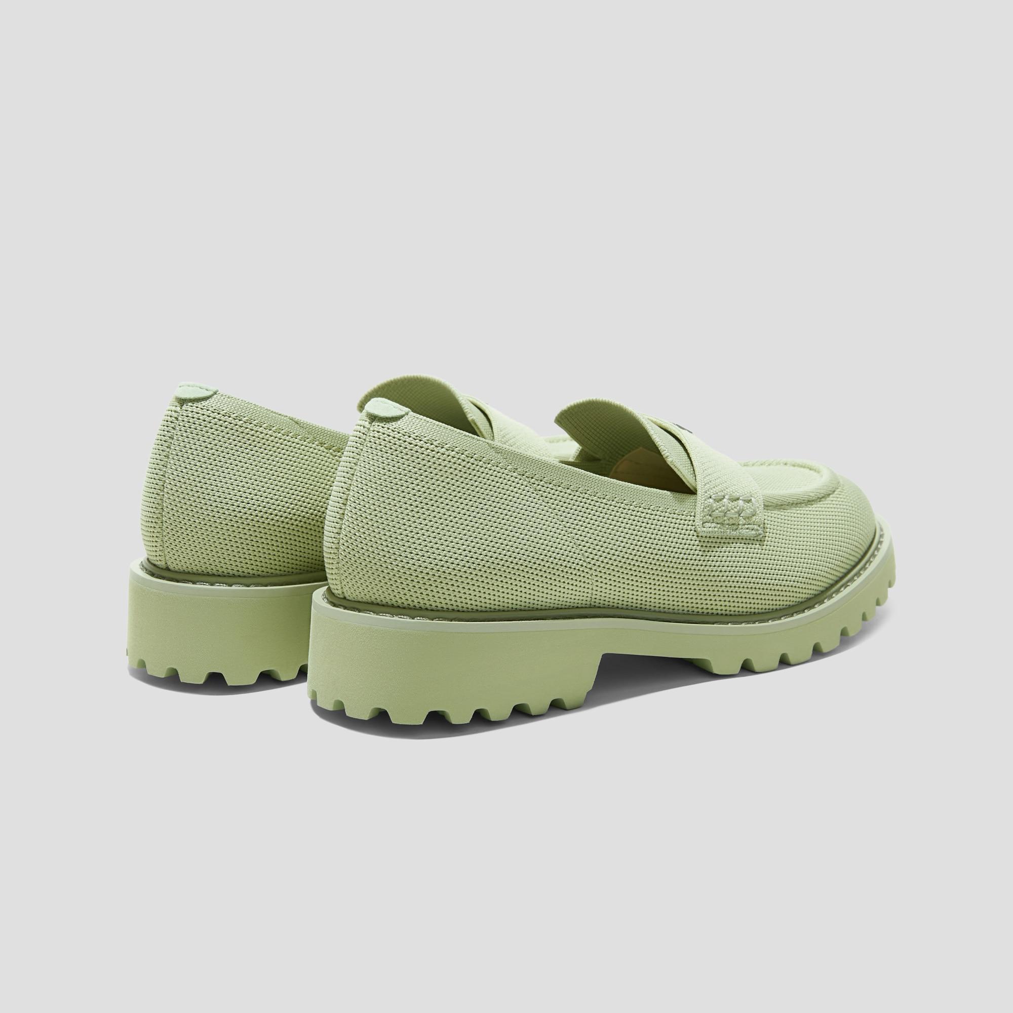 Round-Toe Platform Chunky Heel Loafers (Francesca) Product Image