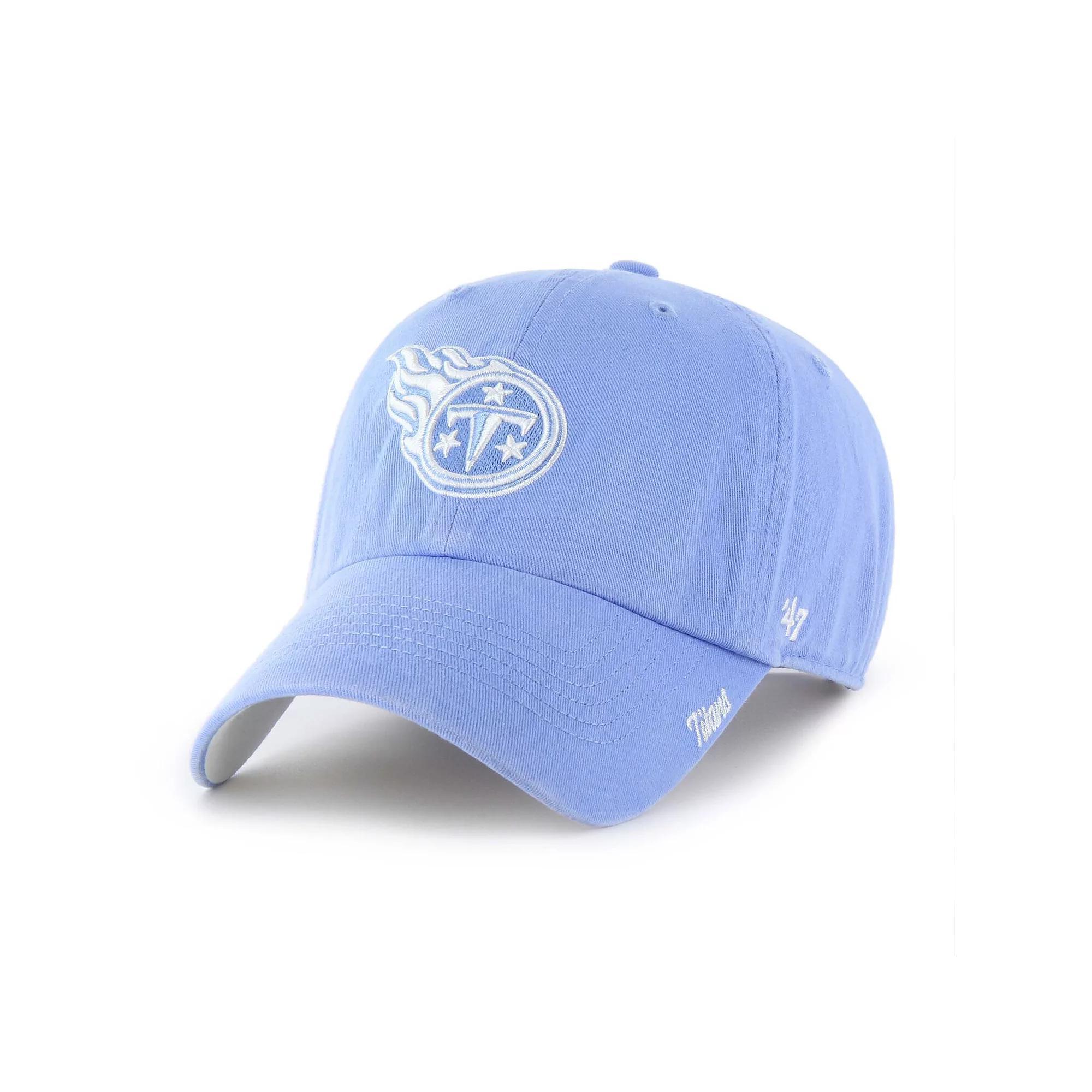 Women's '47 Light Blue Tennessee Titans Luminance Cheer Clean Up Adjustable Hat Product Image