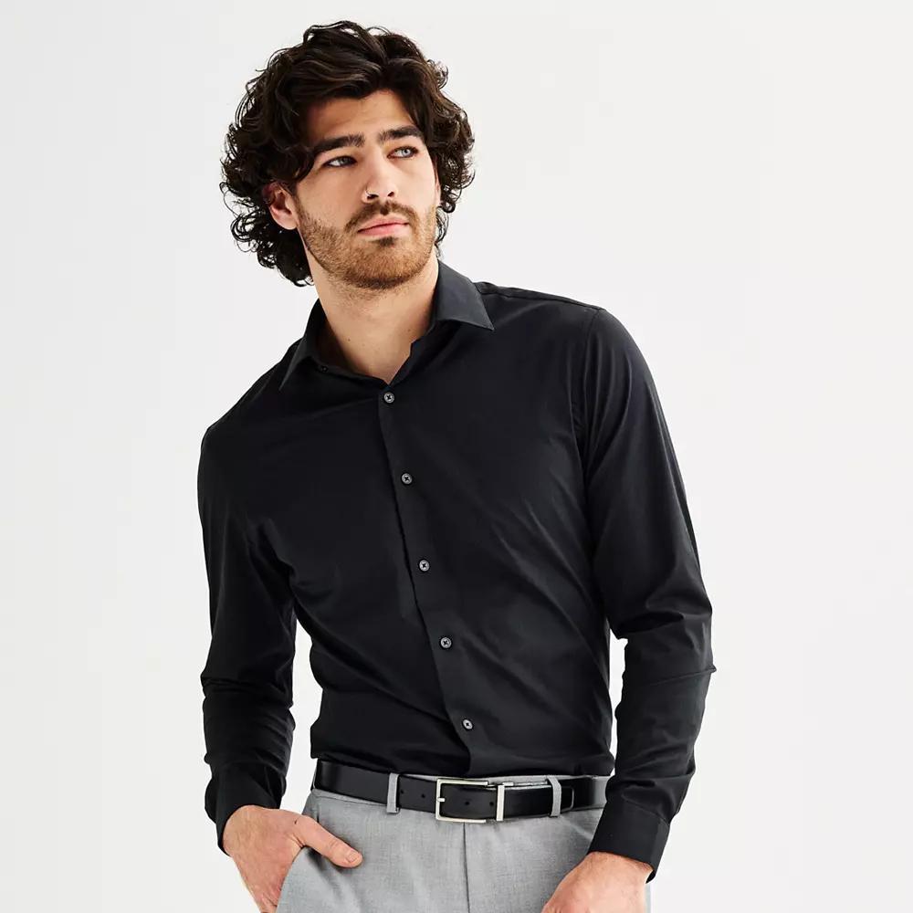Men's Apt. 9® Premier Flex Extra-Slim Fit Dress Shirt,  Product Image