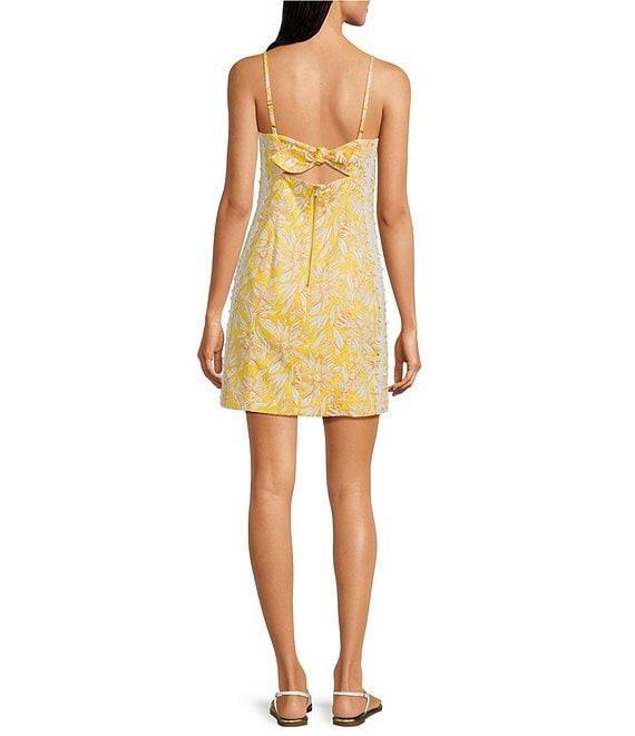 Lilly Pulitzer Shelli Stretch Vintage Dobby Honeycomb Hideaway Print Square Neck Dress Product Image