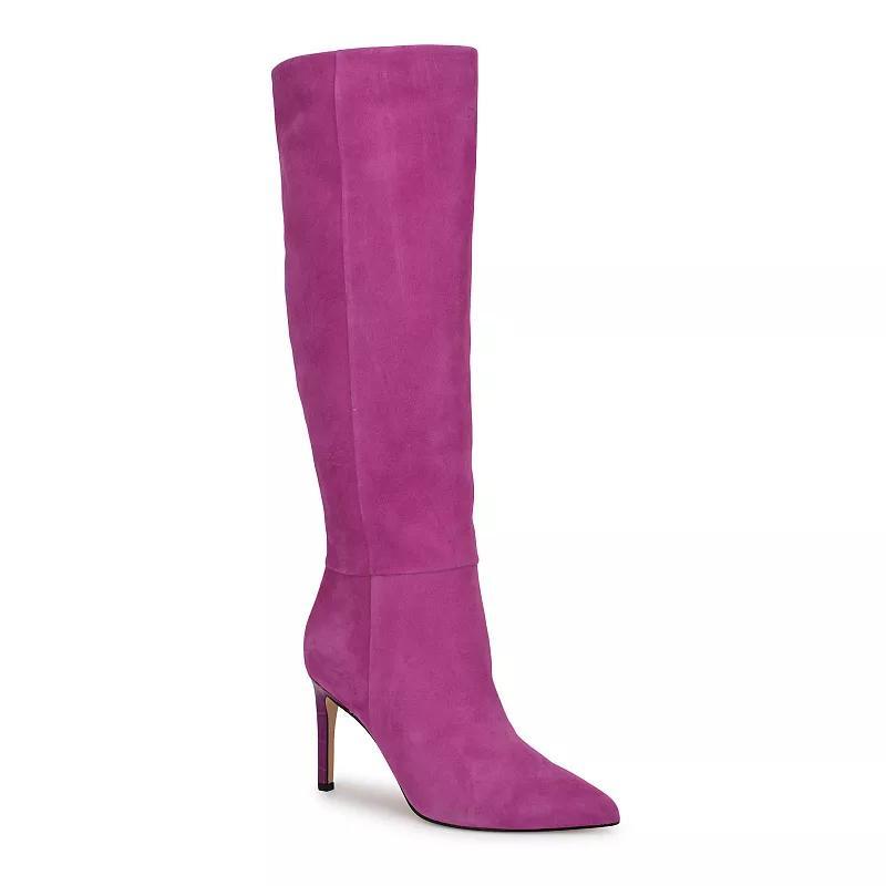 Nine West Richy Womens Leather Knee-High Boots Product Image