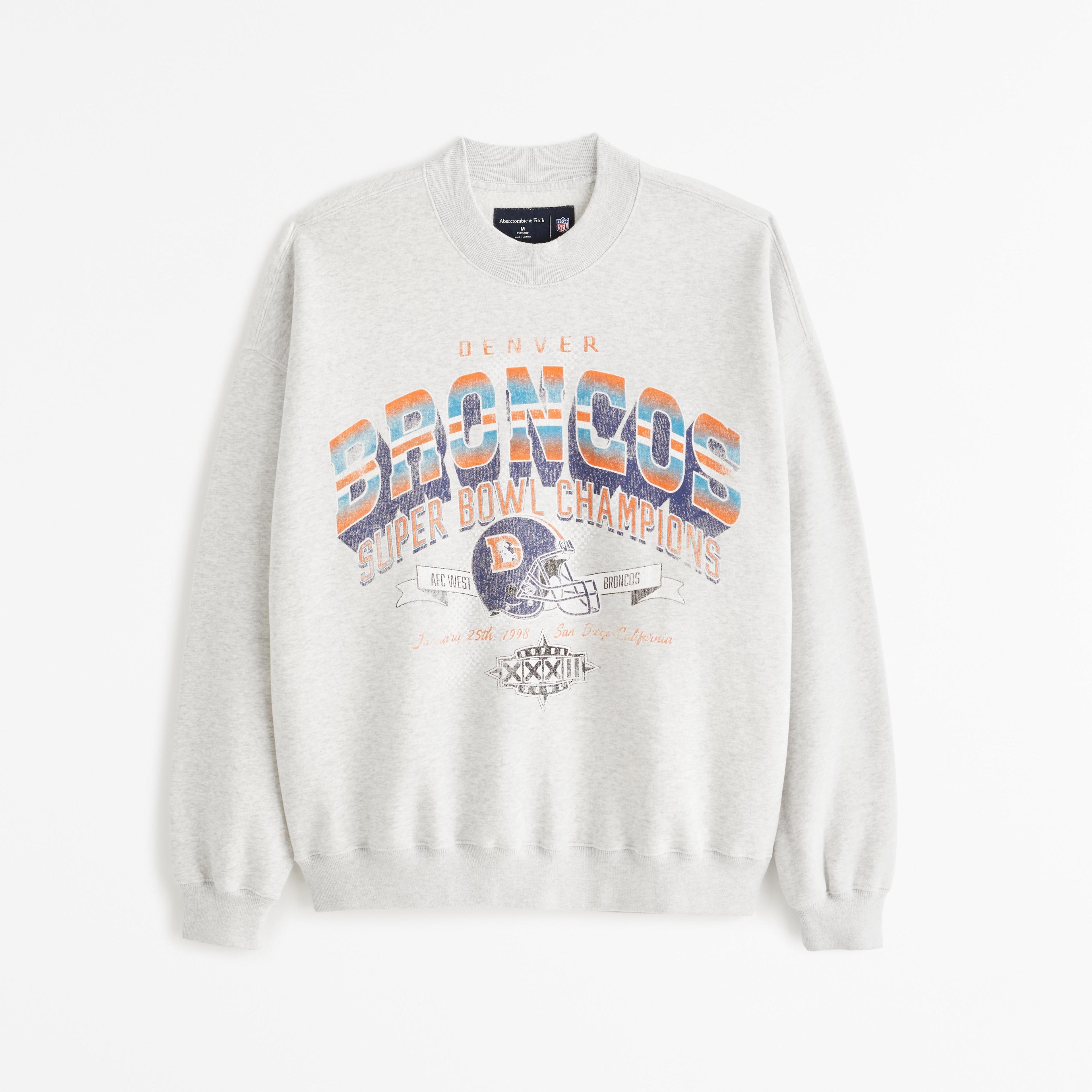 Denver Broncos Graphic Crew Sweatshirt Product Image