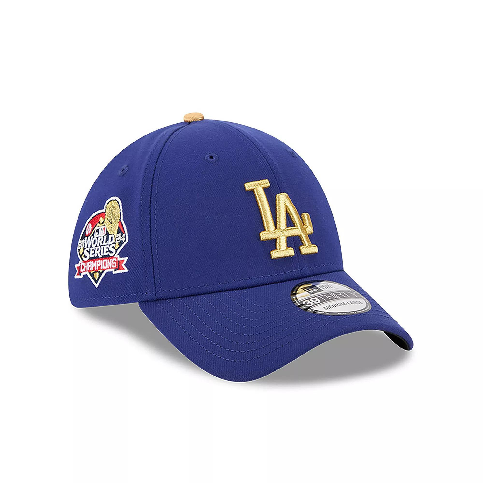 Men's New Era  Royal Los Angeles Dodgers 2025 Gold Collection 39THIRTY Flex Hat, Size: Medium/Large, Blue Product Image