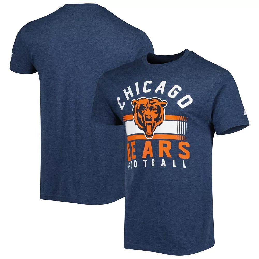 Men's Starter Navy Chicago Bears Prime Time T-Shirt, Size: 2XL, Blue Product Image