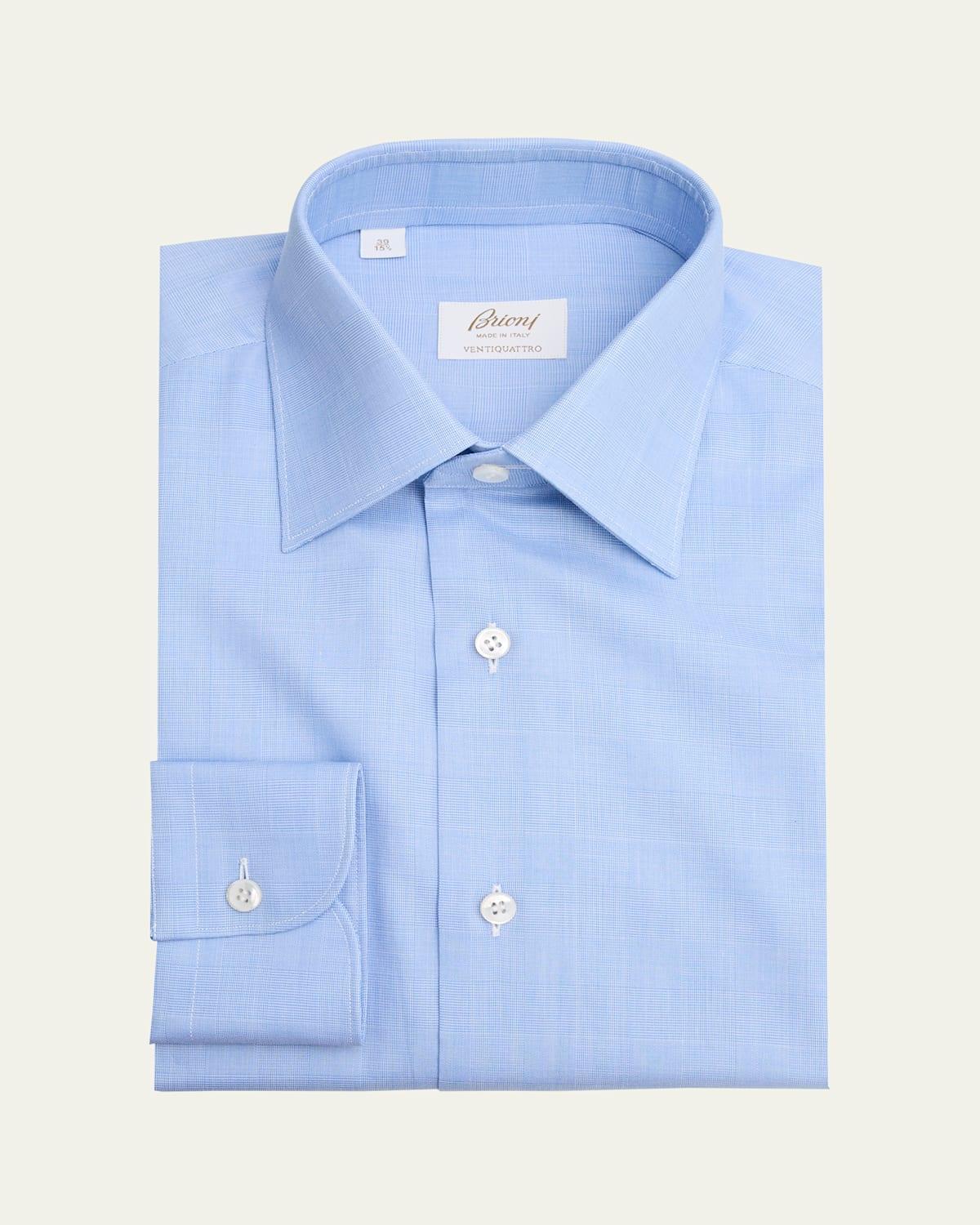 Mens Ventiquattro Prince of Wales Dress Shirt Product Image