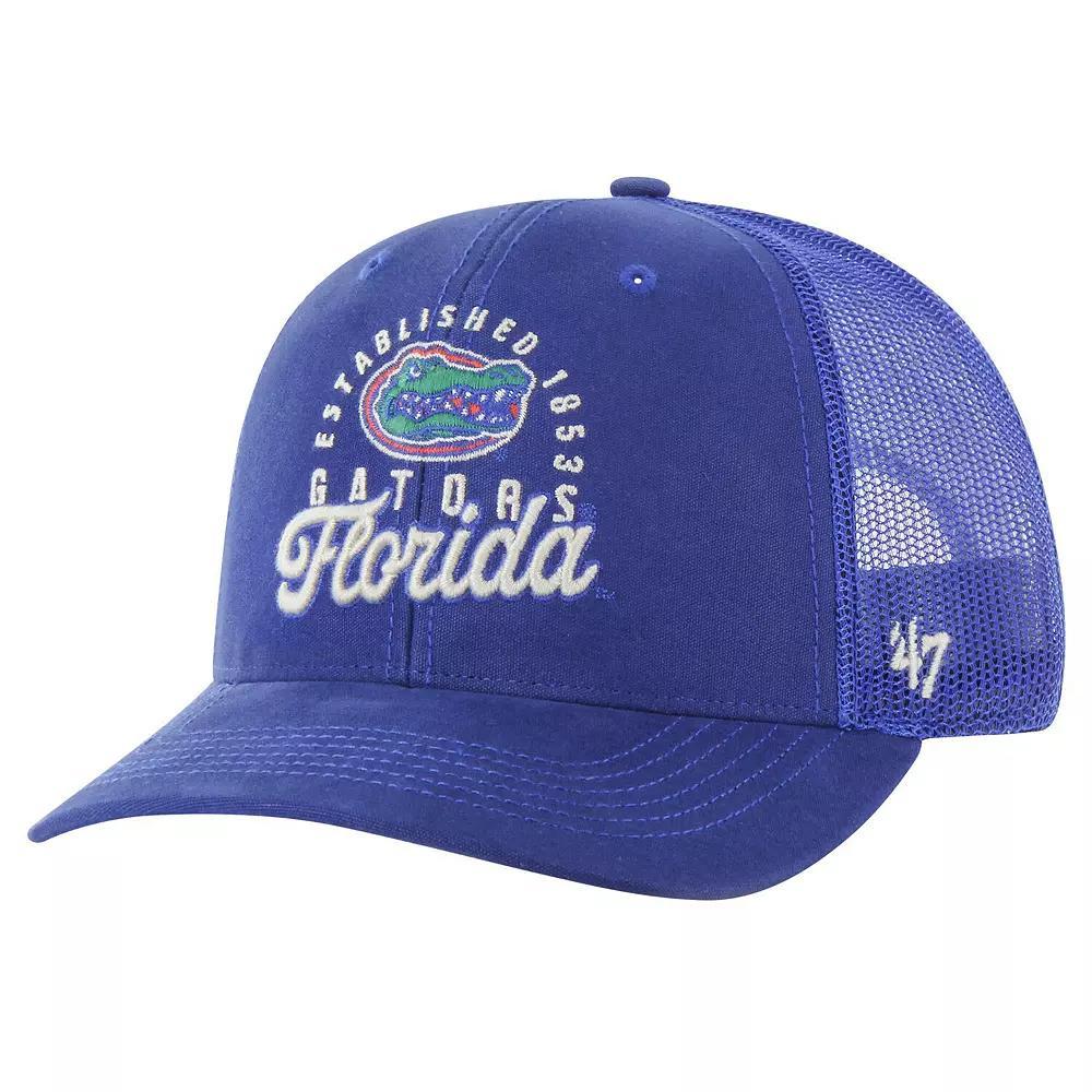 Men's '47 Royal Florida Gators Pitstop Trucker Adjustable Hat, Blue Product Image