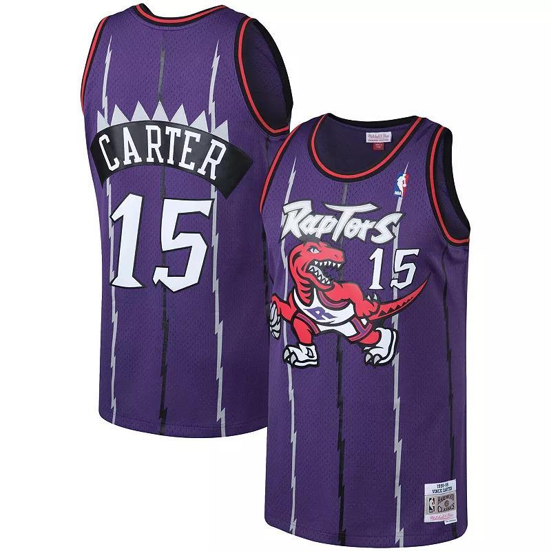 Men's Mitchell & Ness Vince Carter Purple Toronto Raptors Big & Tall Hardwood Classics Jersey,  Product Image