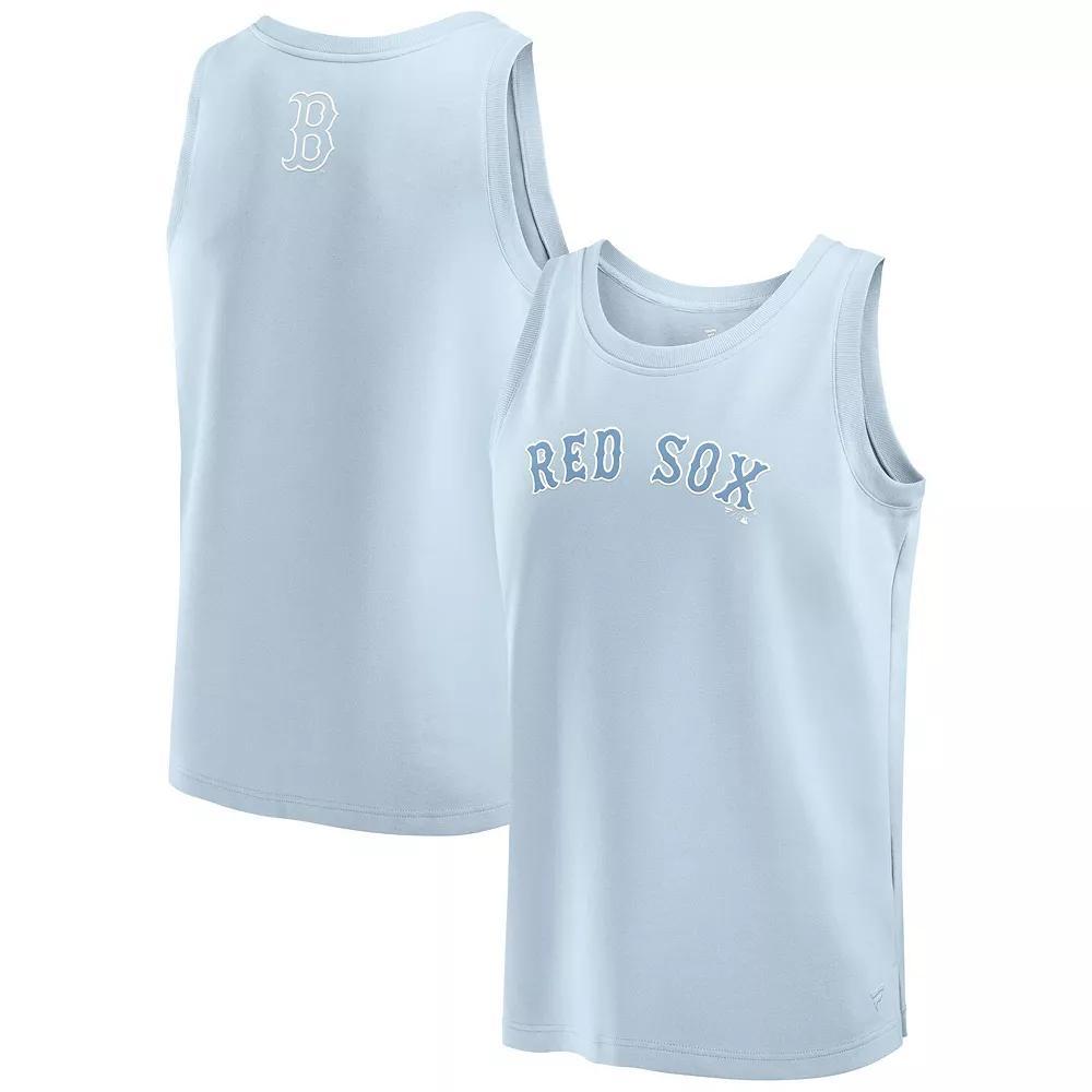 Men's Fanatics Light Blue Boston Red Sox Elements Tank Top,  Product Image