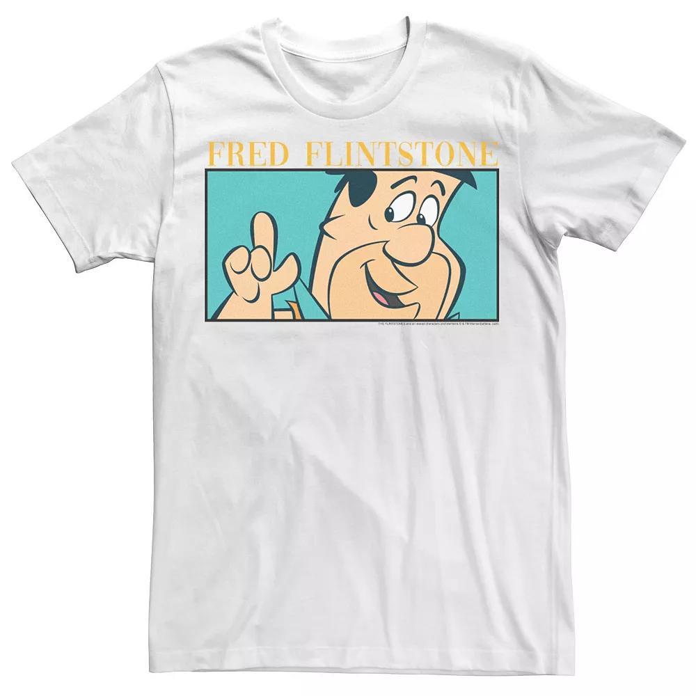 Men's Flinstones Fred Box Up Boxed Up Tee, Size: XXL, White Product Image