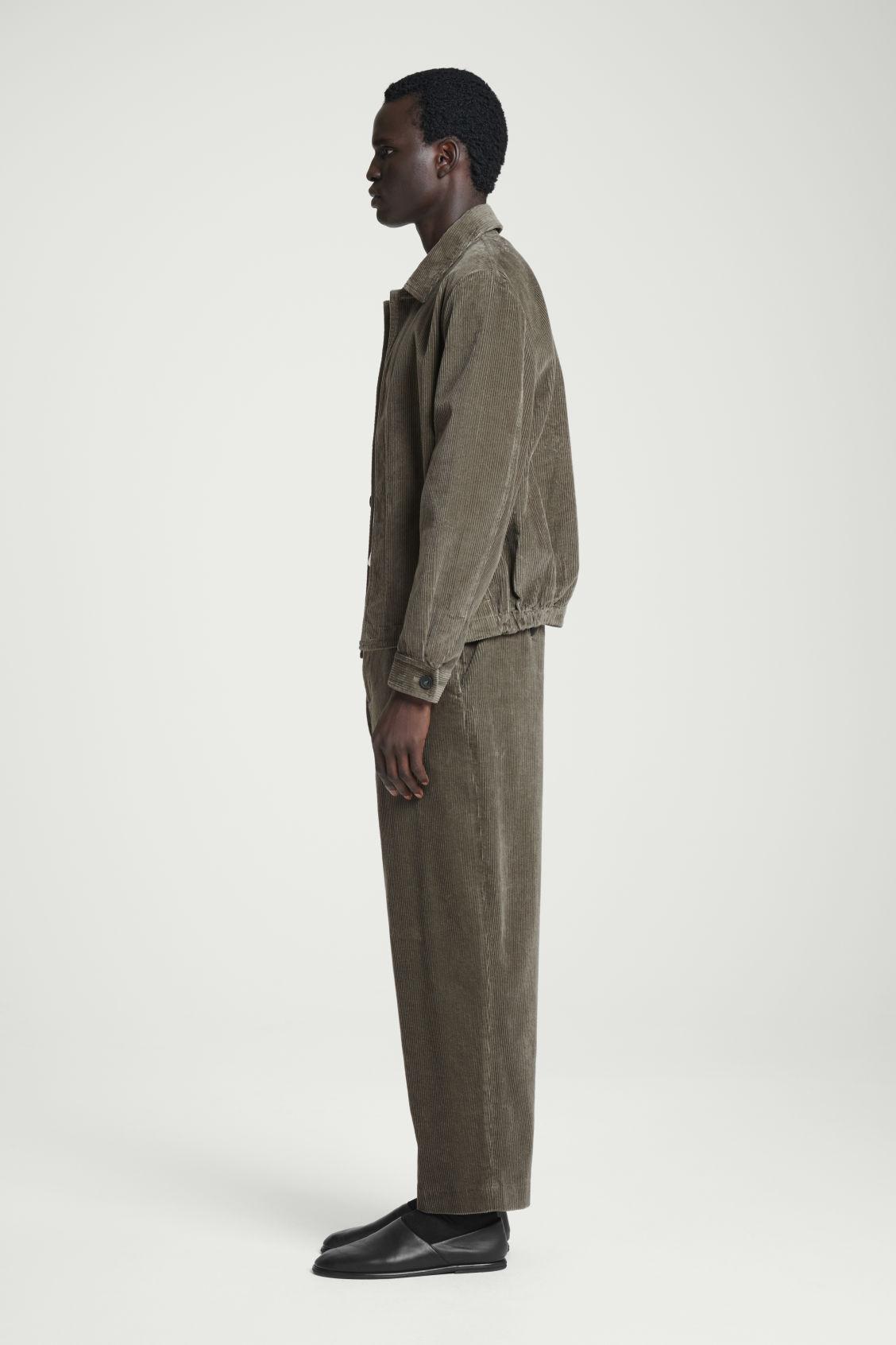 CORDUROY WIDE-LEG PANTS Product Image