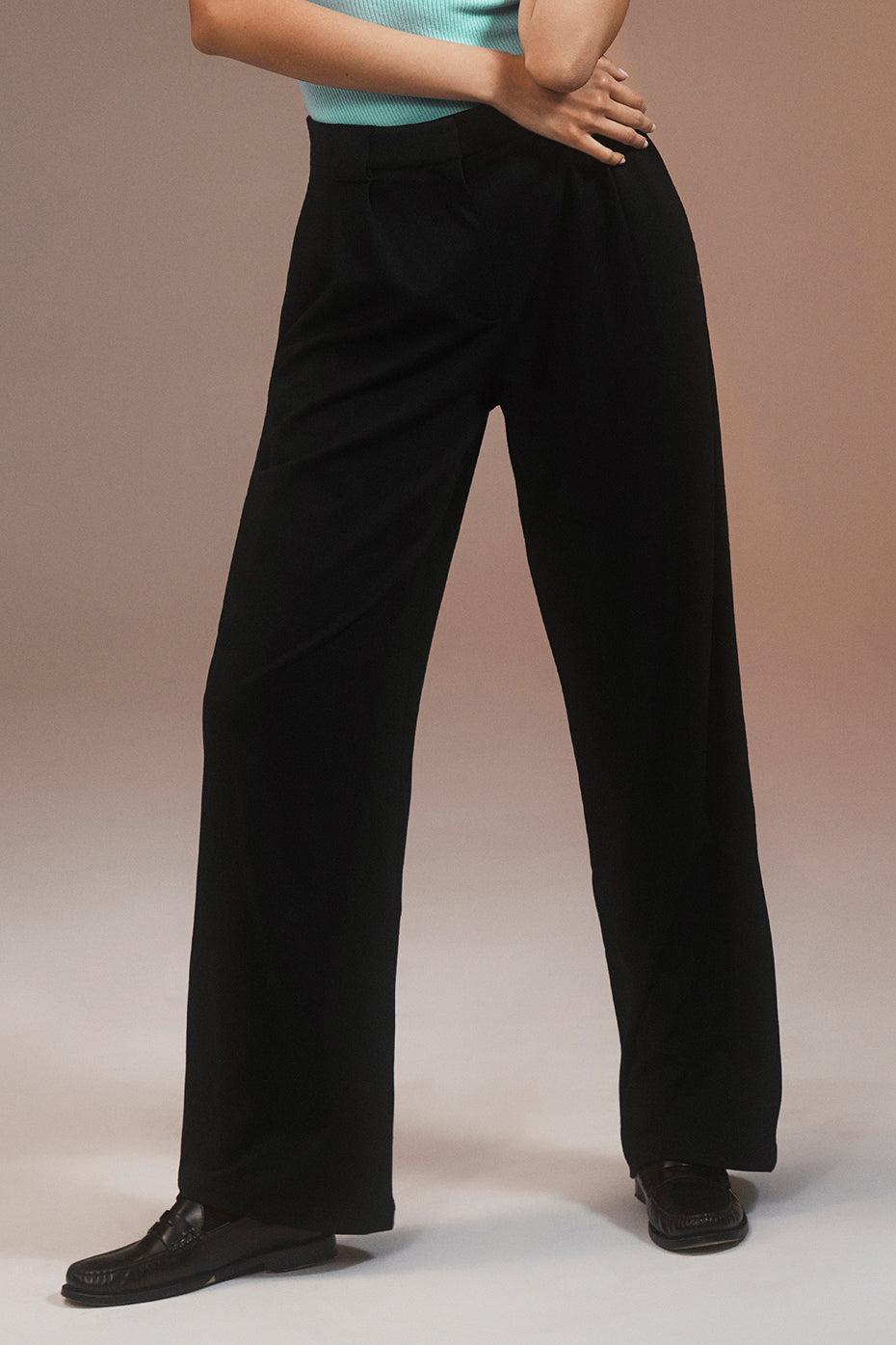 Ponte/Winter Wool L'Amour Trouser - Black Female Product Image