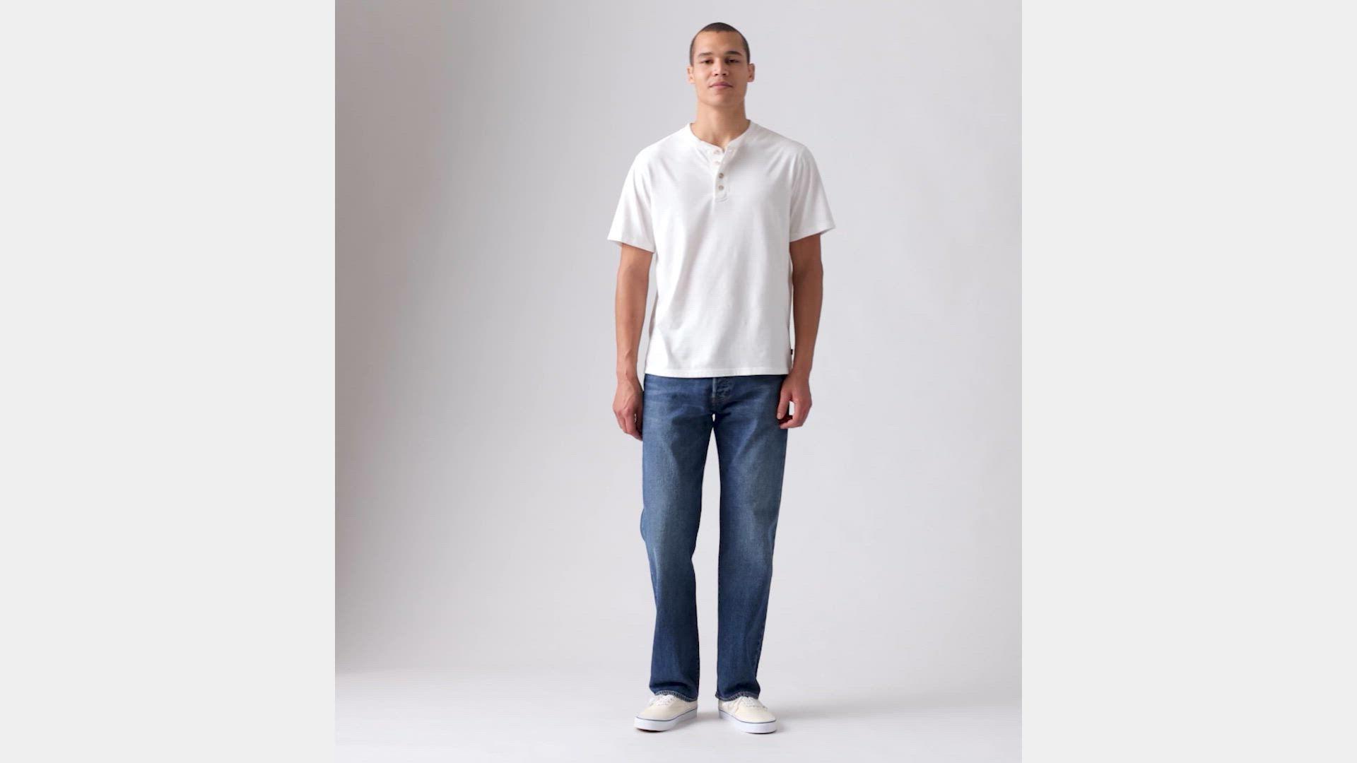 Short Sleeve Four Button Henley Product Image