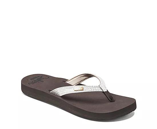 Reef Star Cushion Sassy White) Women's Sandals Product Image