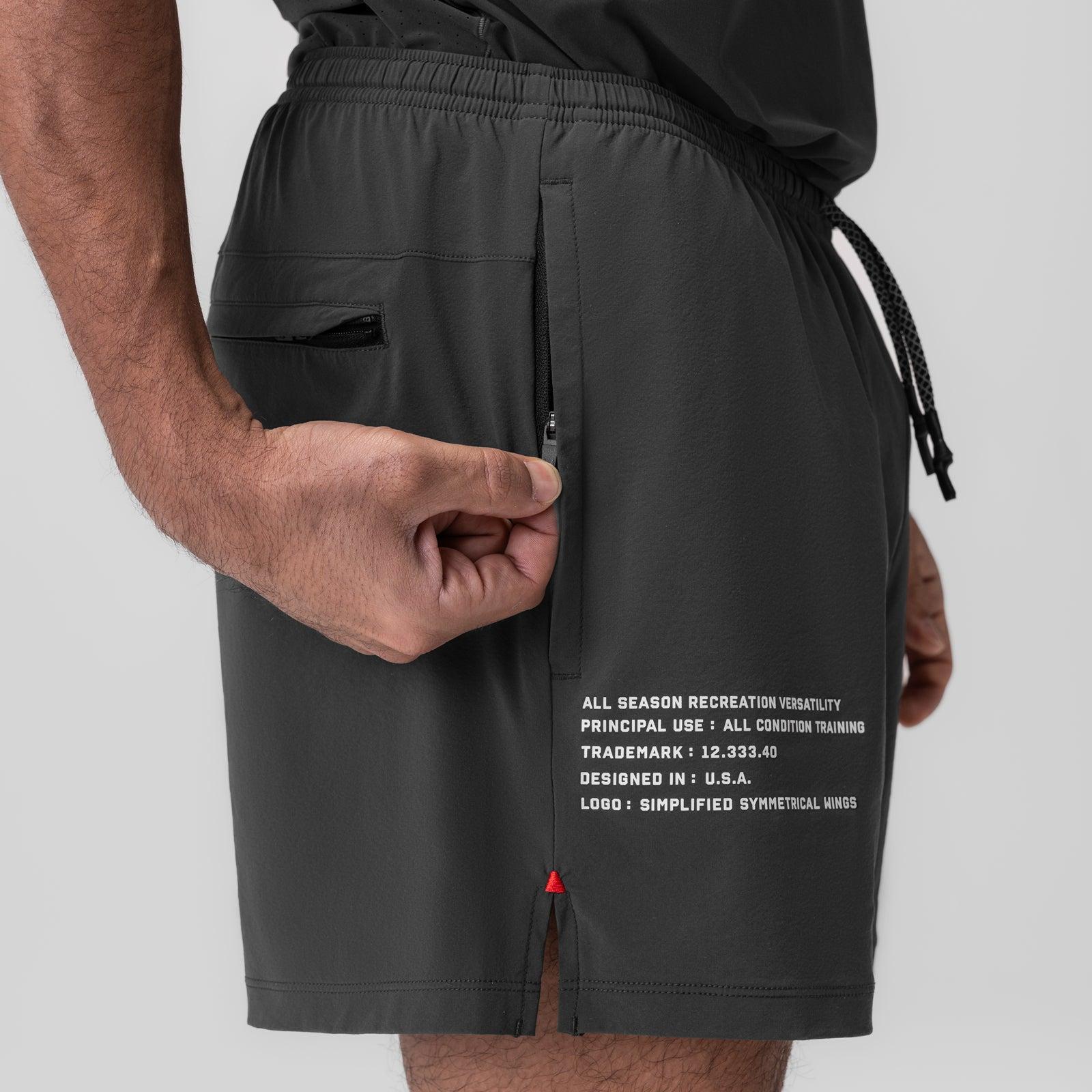 0942. Aerotex™ 5" Training Short - Space Grey Male Product Image