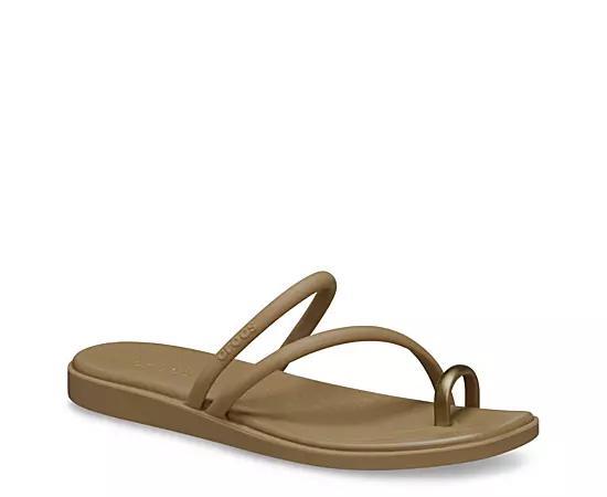 Crocs Womens Miami Metallic Toe Loop Sandal Product Image