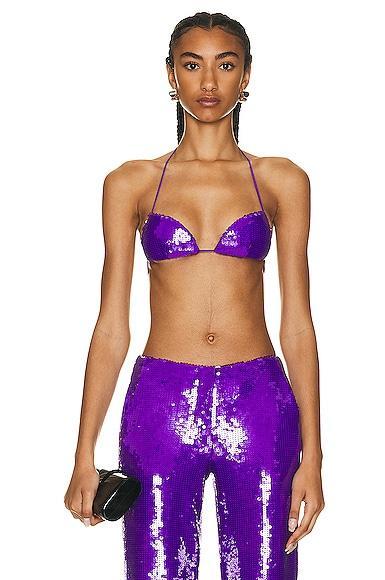 LaQuan Smith Bra in Purple Product Image