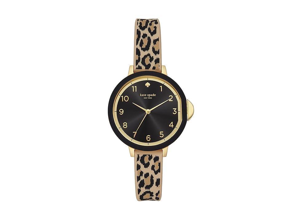 Womens Goldtone Stainless Steel & Silicone Strap Watch Product Image