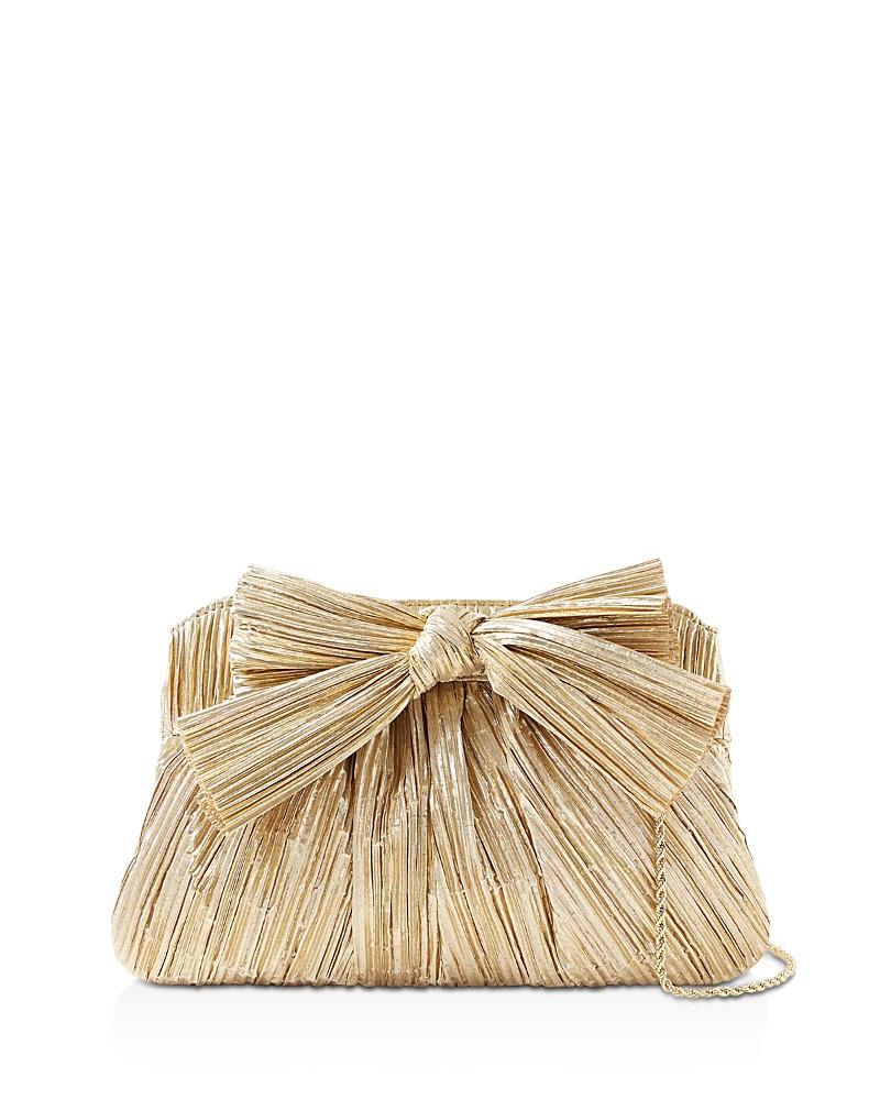 Loeffler Randall Rayne Small Pleated Bow Frame Clutch Product Image