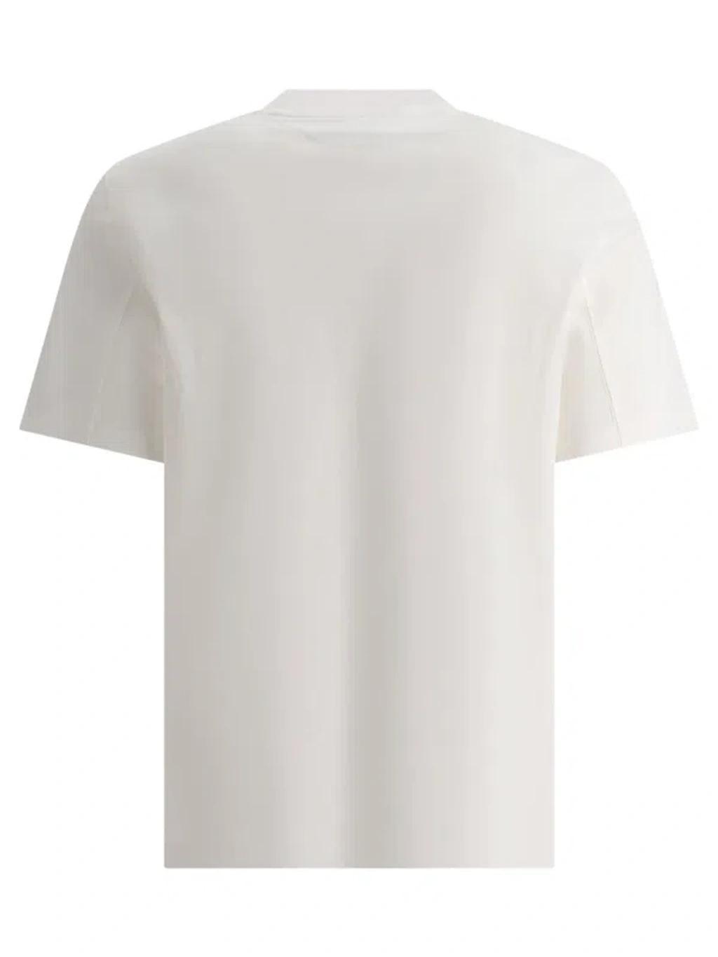 BRUNELLO CUCINELLI Printed T-shirt In White Product Image