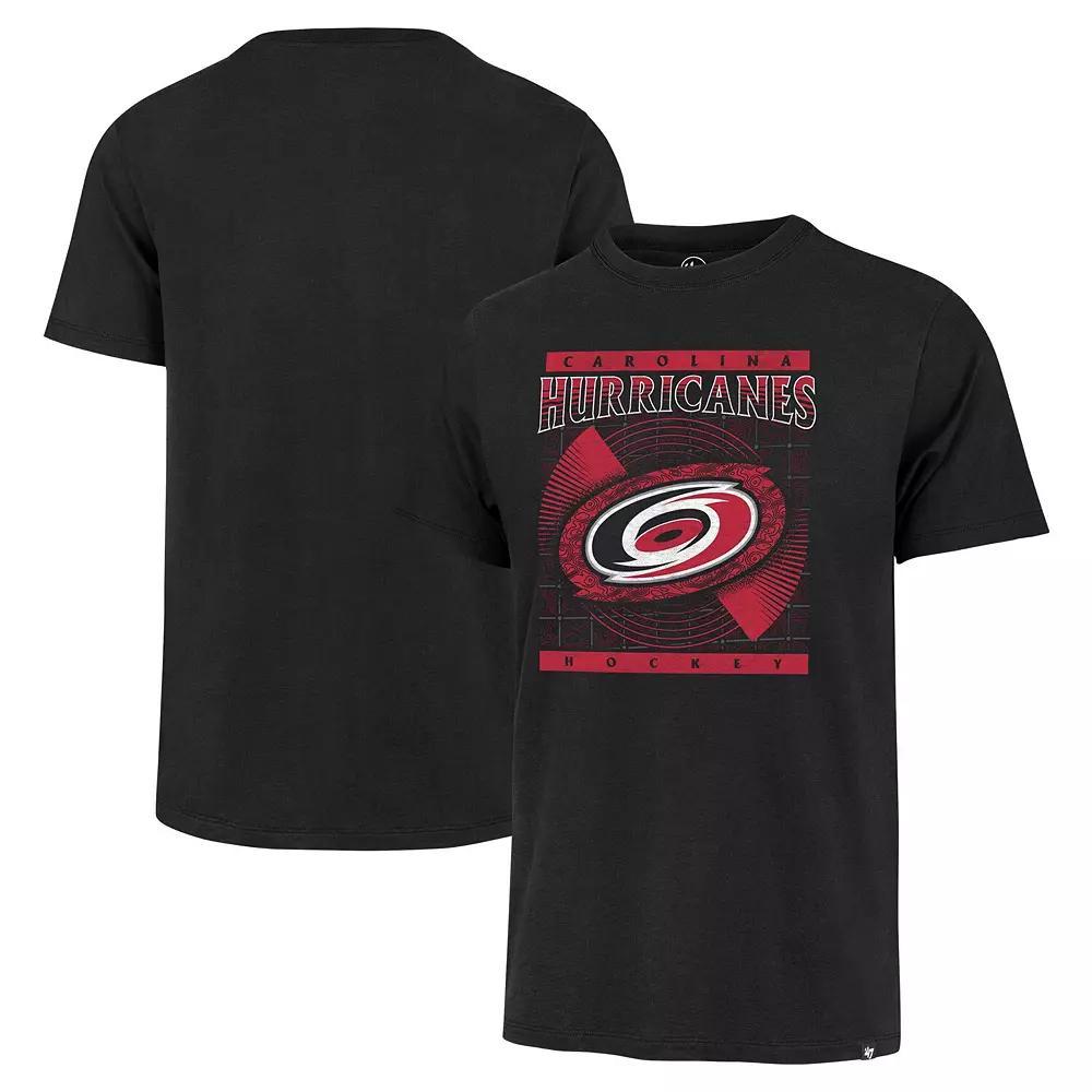 Men's '47 Black Carolina Hurricanes Regional Localized Franklin T-Shirt,  Product Image