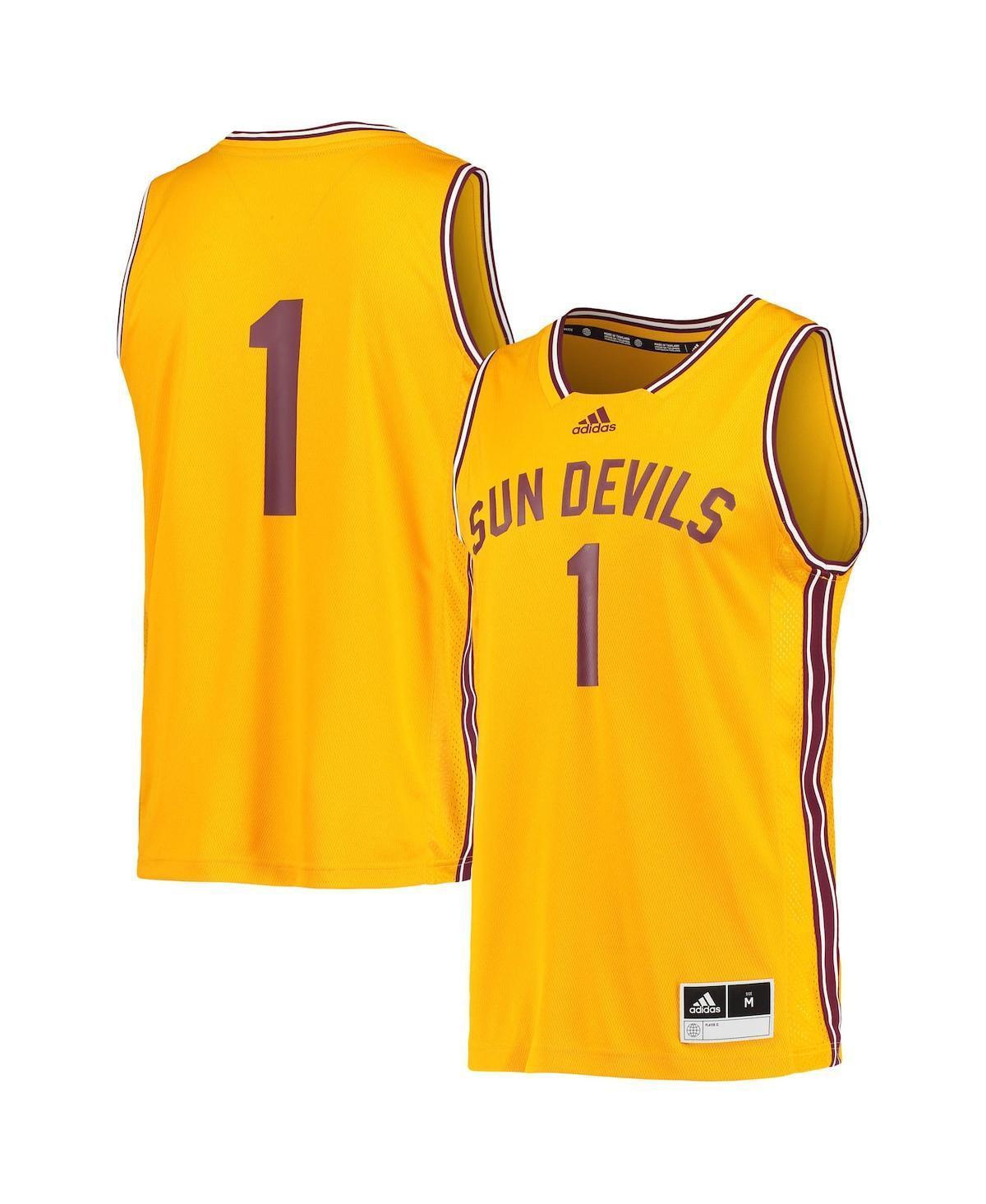 Mens adidas #1 Arizona State Sun Devils Reverse Retro Jersey Product Image