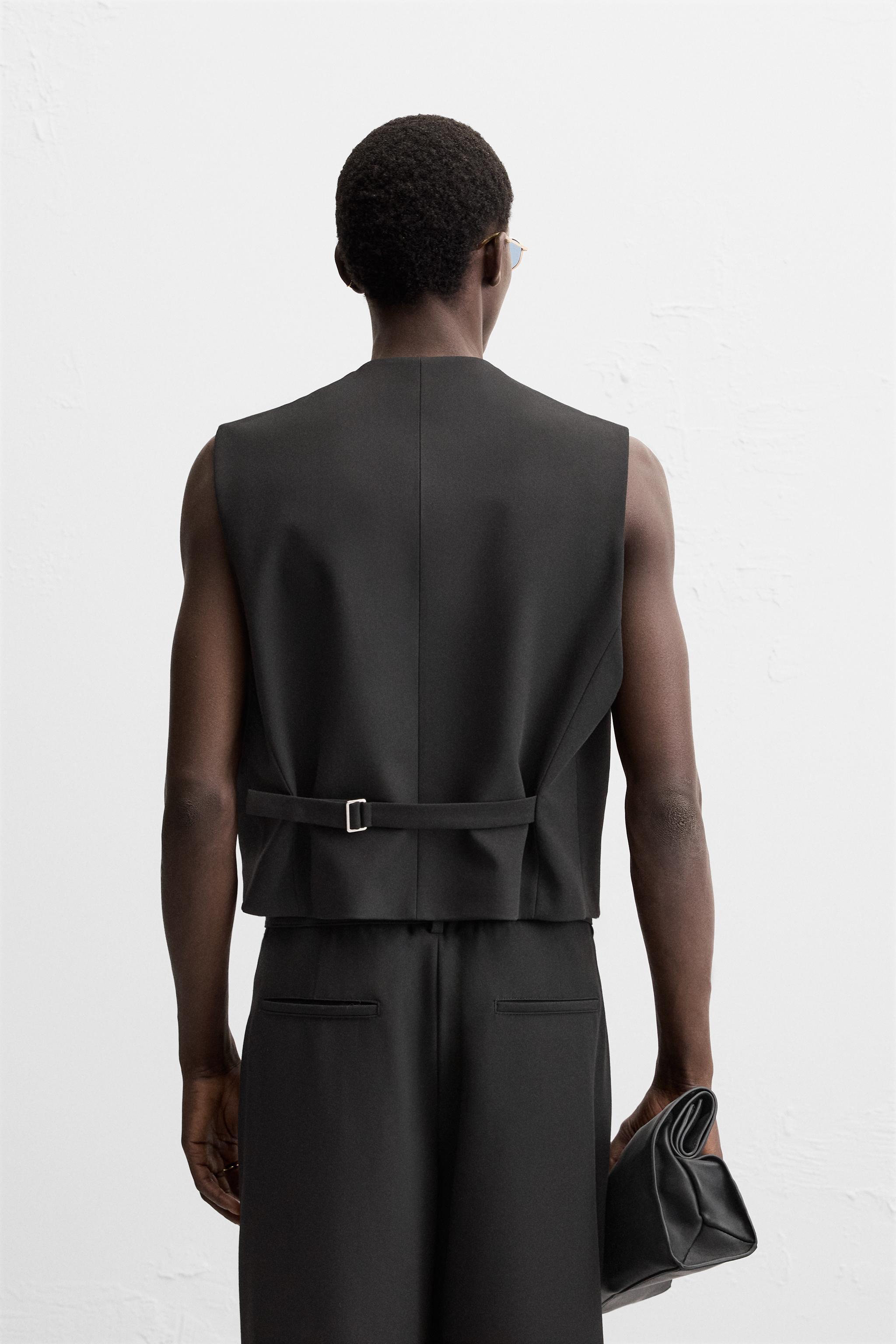 BOXY FIT DRESS VEST Product Image