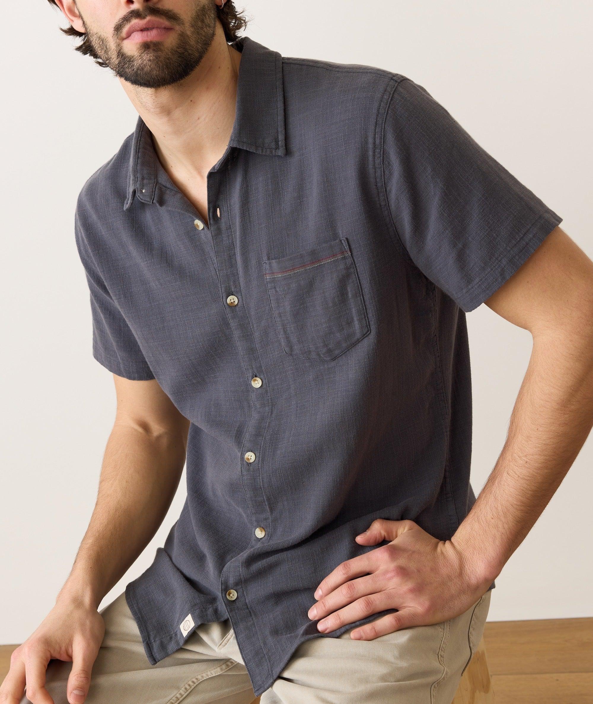 Stretch Selvage Short Sleeve Shirt Product Image