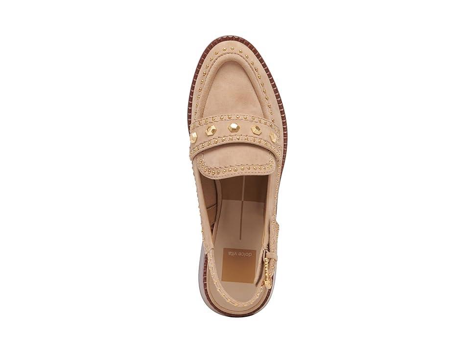 Dolce Vita Hardi Stud (Camel Suede) Women's Sandals Product Image