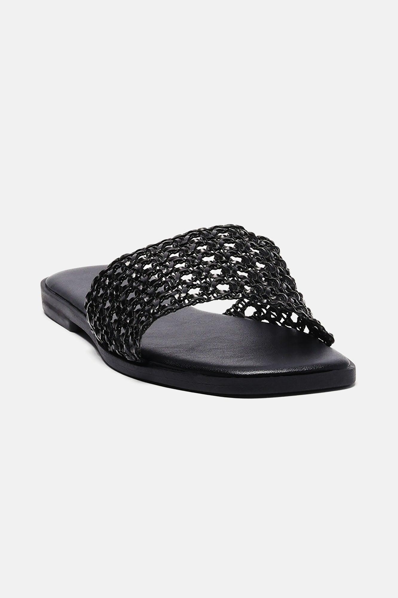 Before I Go Flat Sandals - Black Product Image