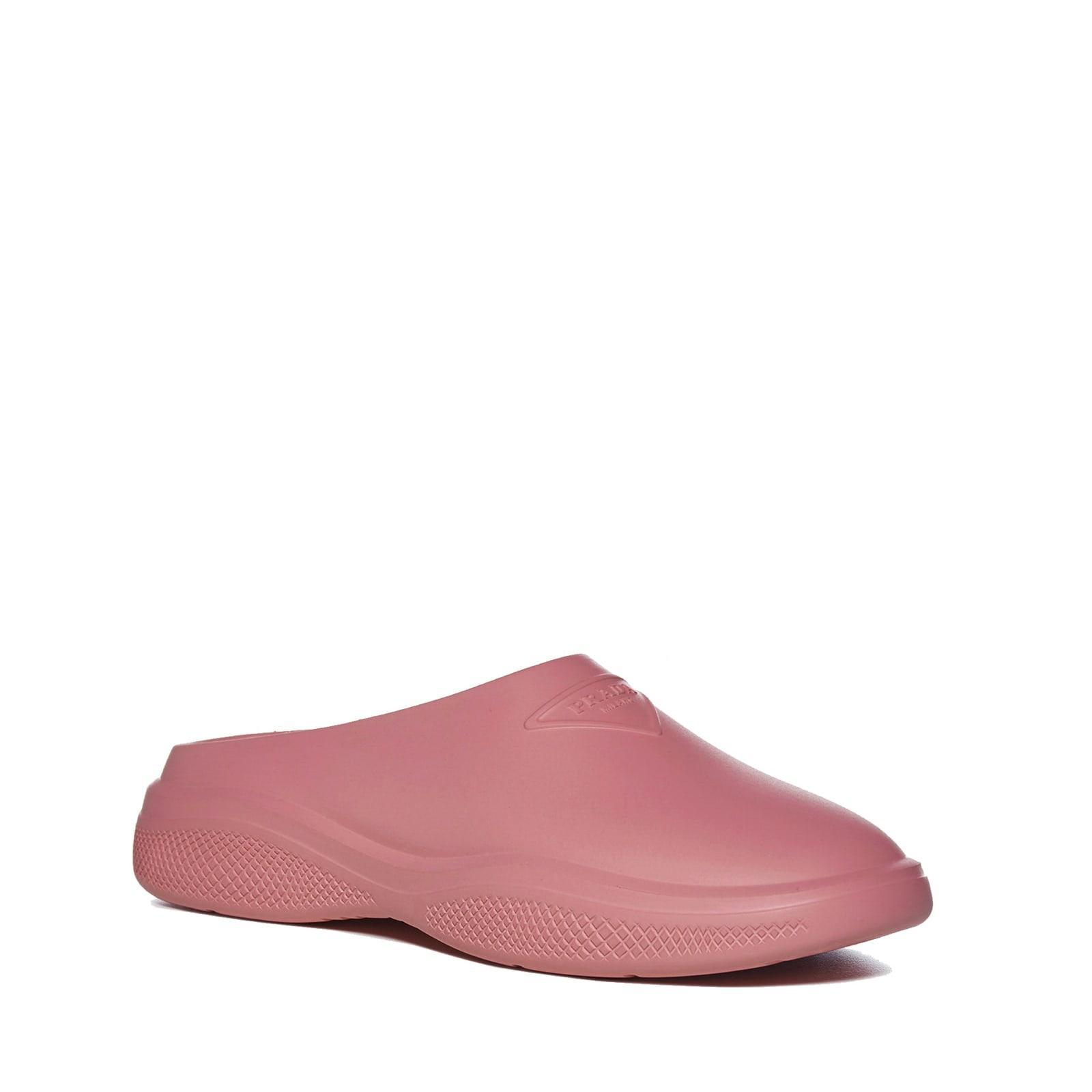 PRADA Slippers And Clogs Rubber Pink Begonia Product Image