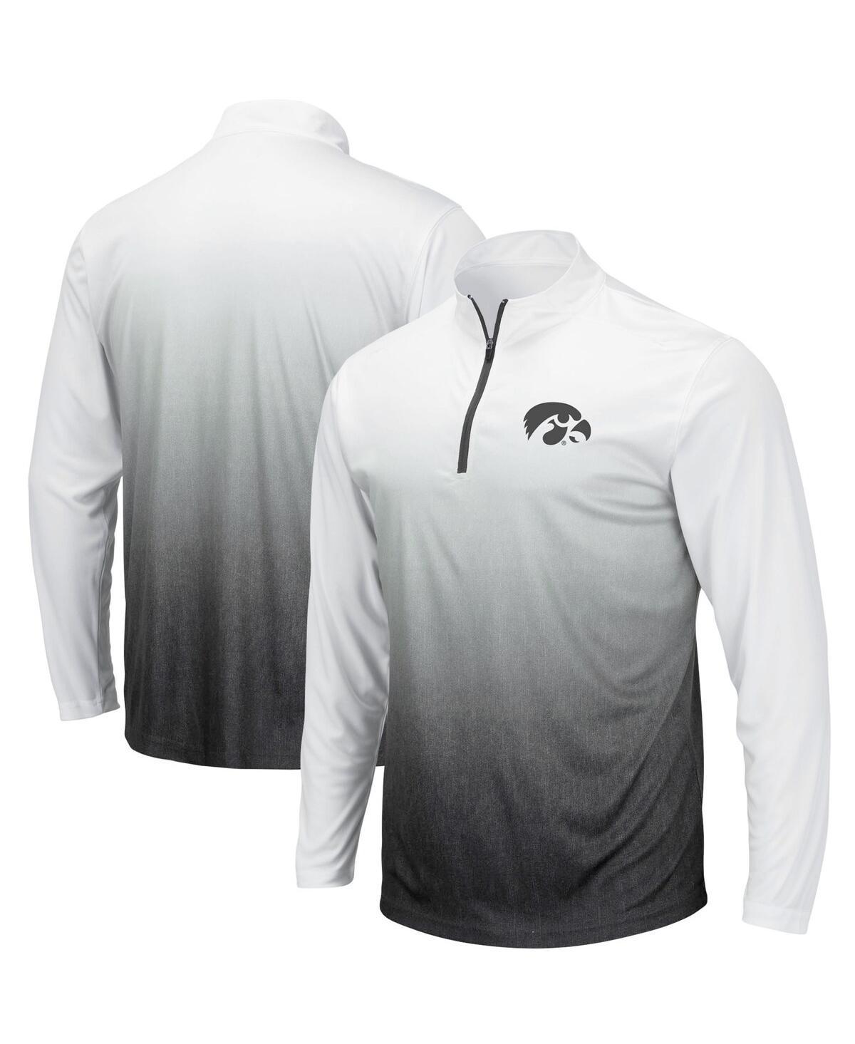 Mens Colosseum Gray Michigan State Spartans Magic Team Logo Quarter-Zip Jacket Product Image