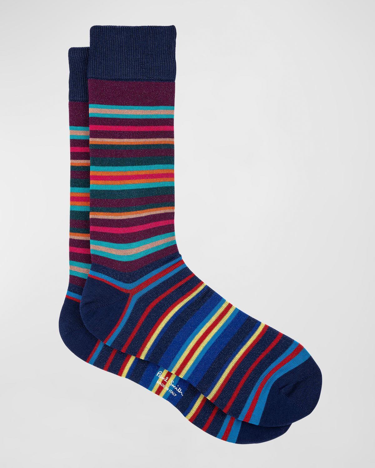 Mens Duncan Stripe Crew Socks Product Image