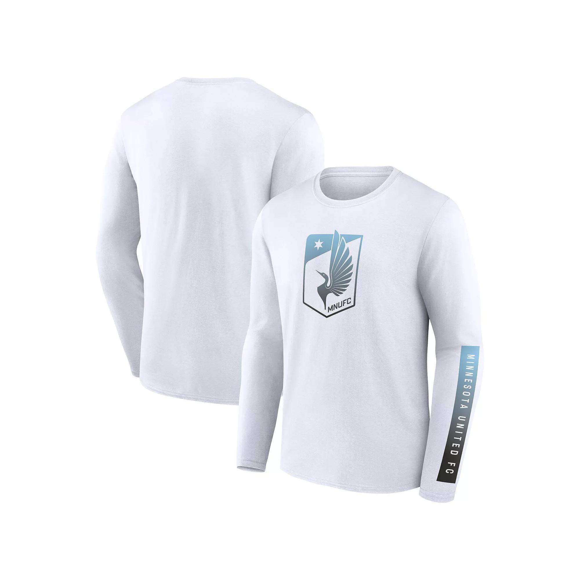 Mens Fanatics White Minnesota United FC Long Sleeve T-Shirt Product Image