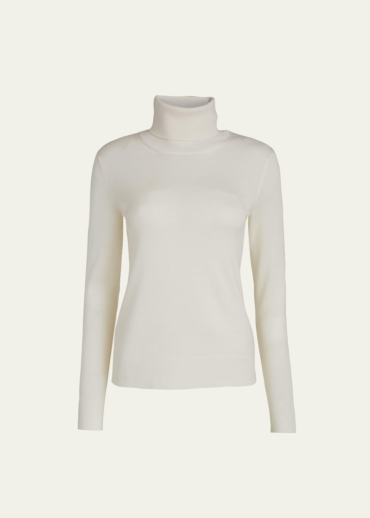 Cashmere Long-Sleeve Turtleneck Sweater Product Image