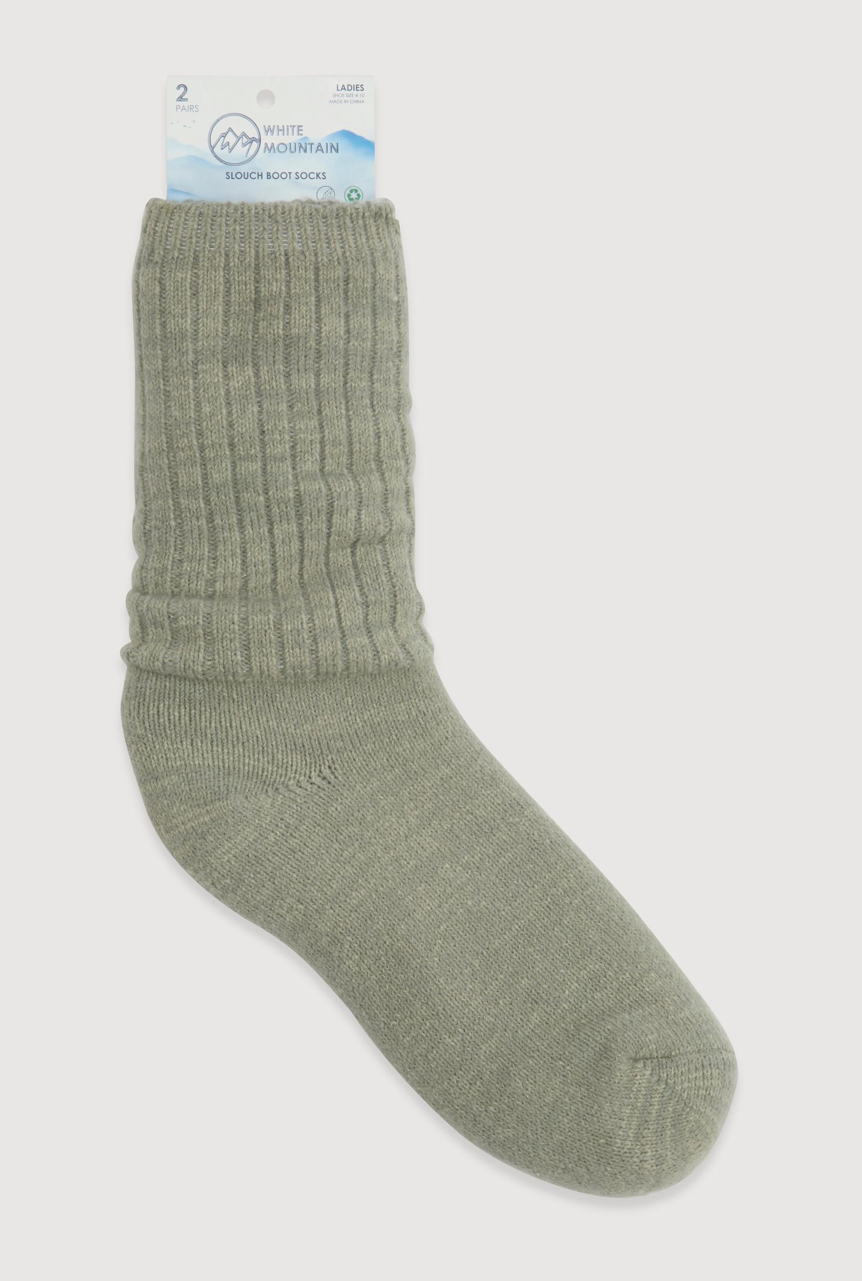 Slouch Boot Socks 2 Pack Size 4-10 Female Product Image