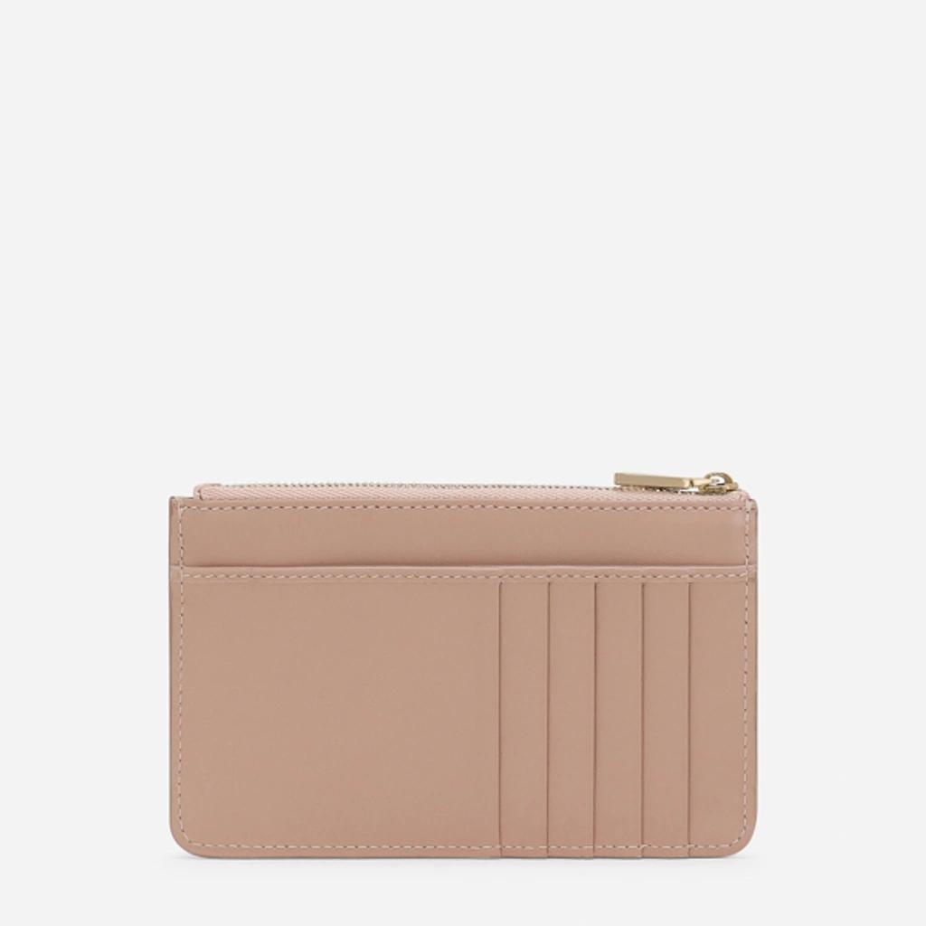 DOLCE & GABBANA Medium Dg Logo Card Holder In Pale Pink Product Image