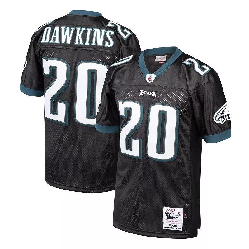 Men's Mitchell & Ness Brian Dawkins Black Philadelphia Eagles 2003 Authentic Throwback Retired Player Jersey, Size: 52 Product Image