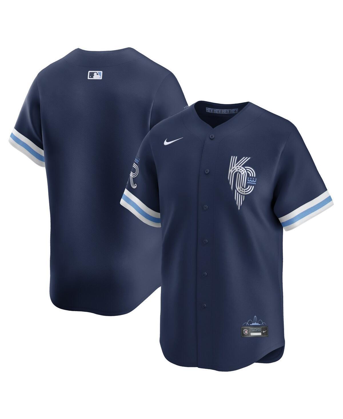 Men's Nike Navy Kansas City Royals City Connect Limited Jersey, Size: 2XL, Blue Product Image