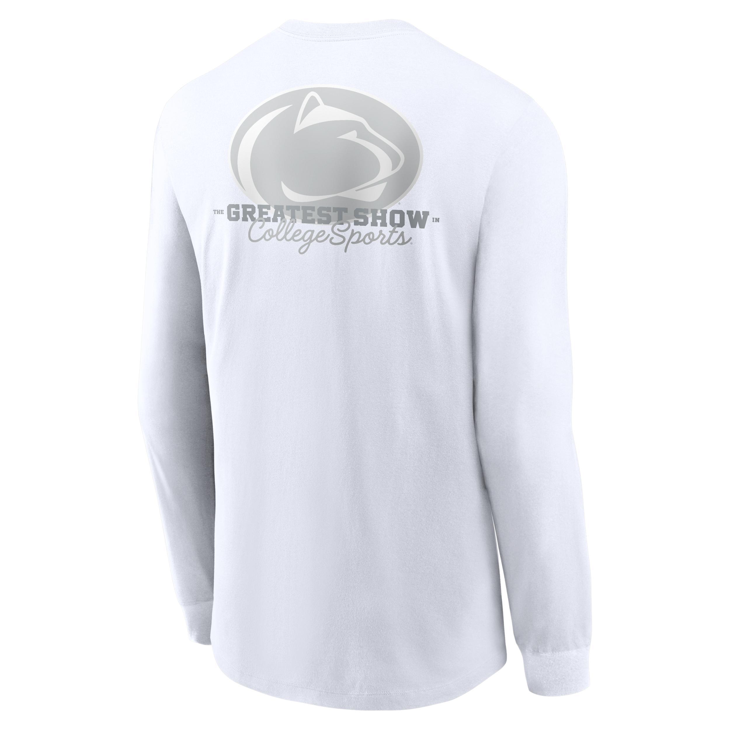 Penn State 2025 White Out Nike Mens College Long-Sleeve T-Shirt | NKAC10APSN-6XH Product Image