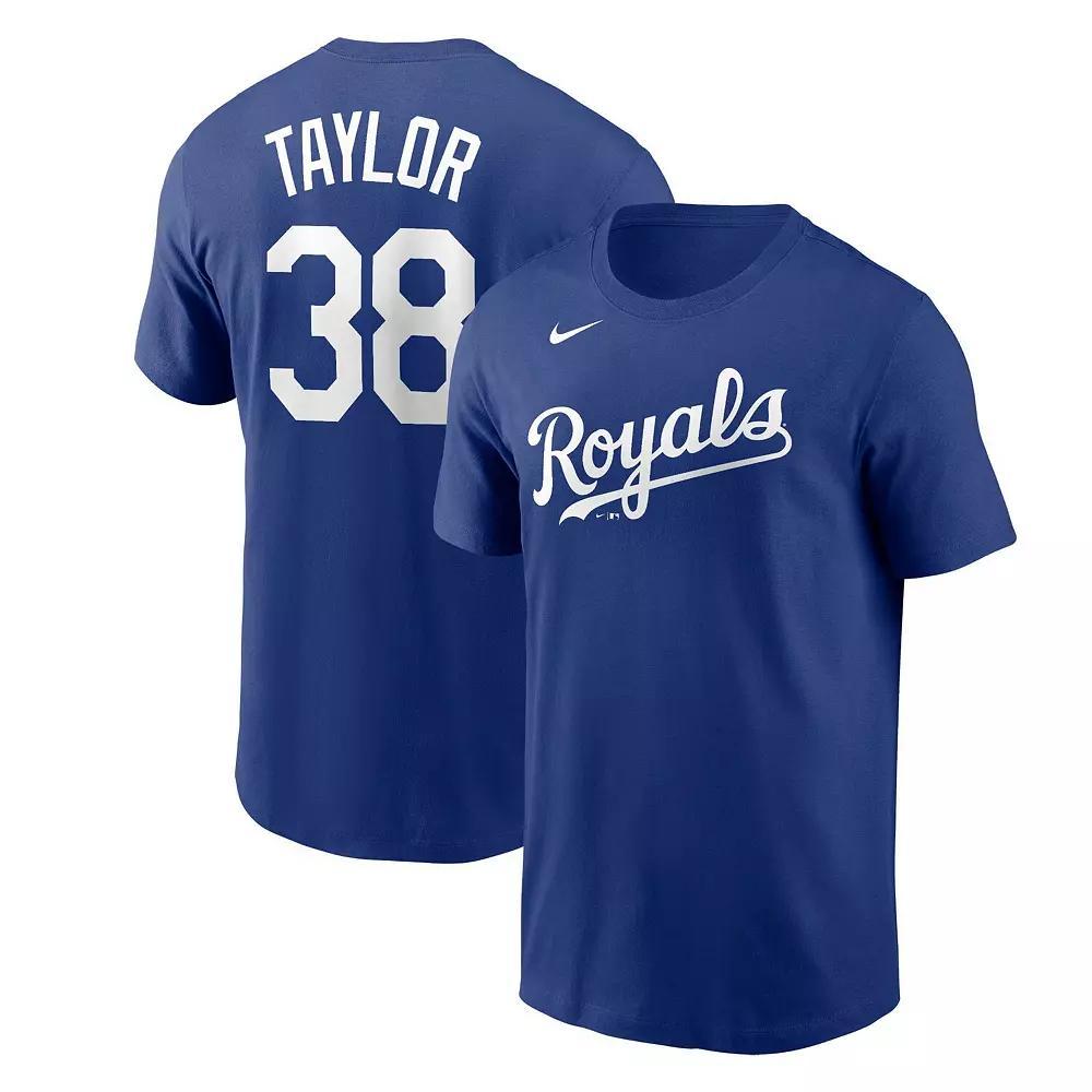Men's Nike Josh Taylor Royal Kansas City Royals Name & Number T-Shirt, Size: 2XL, Blue Product Image