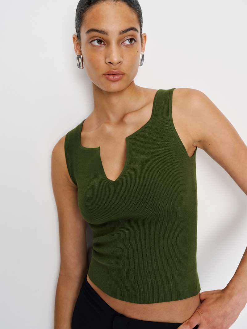 Rylie Cotton Sweater Tank Product Image