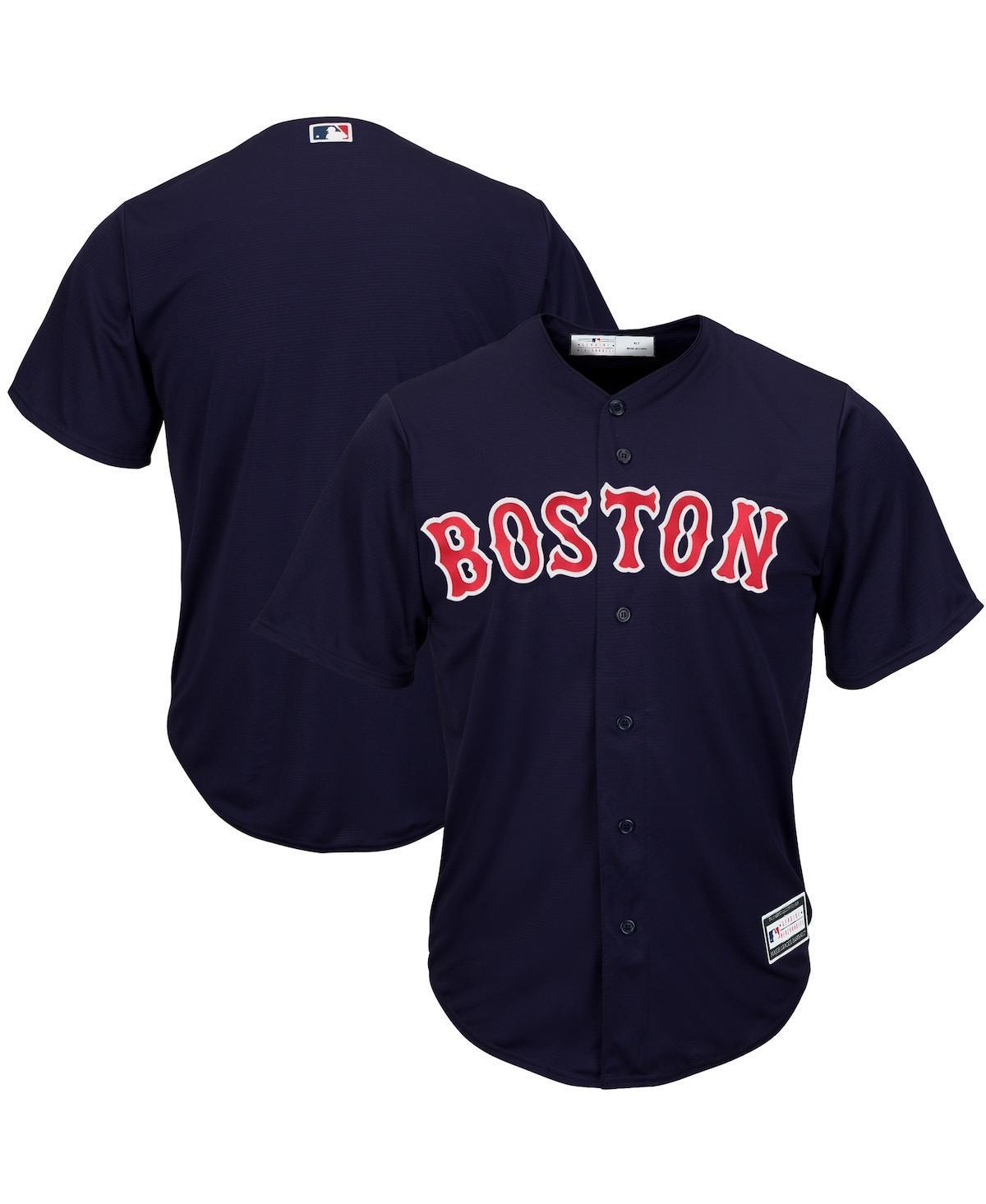 Men's Navy Boston Red Sox Big & Tall Replica Team Jersey, Size: 6XB, Blue Product Image