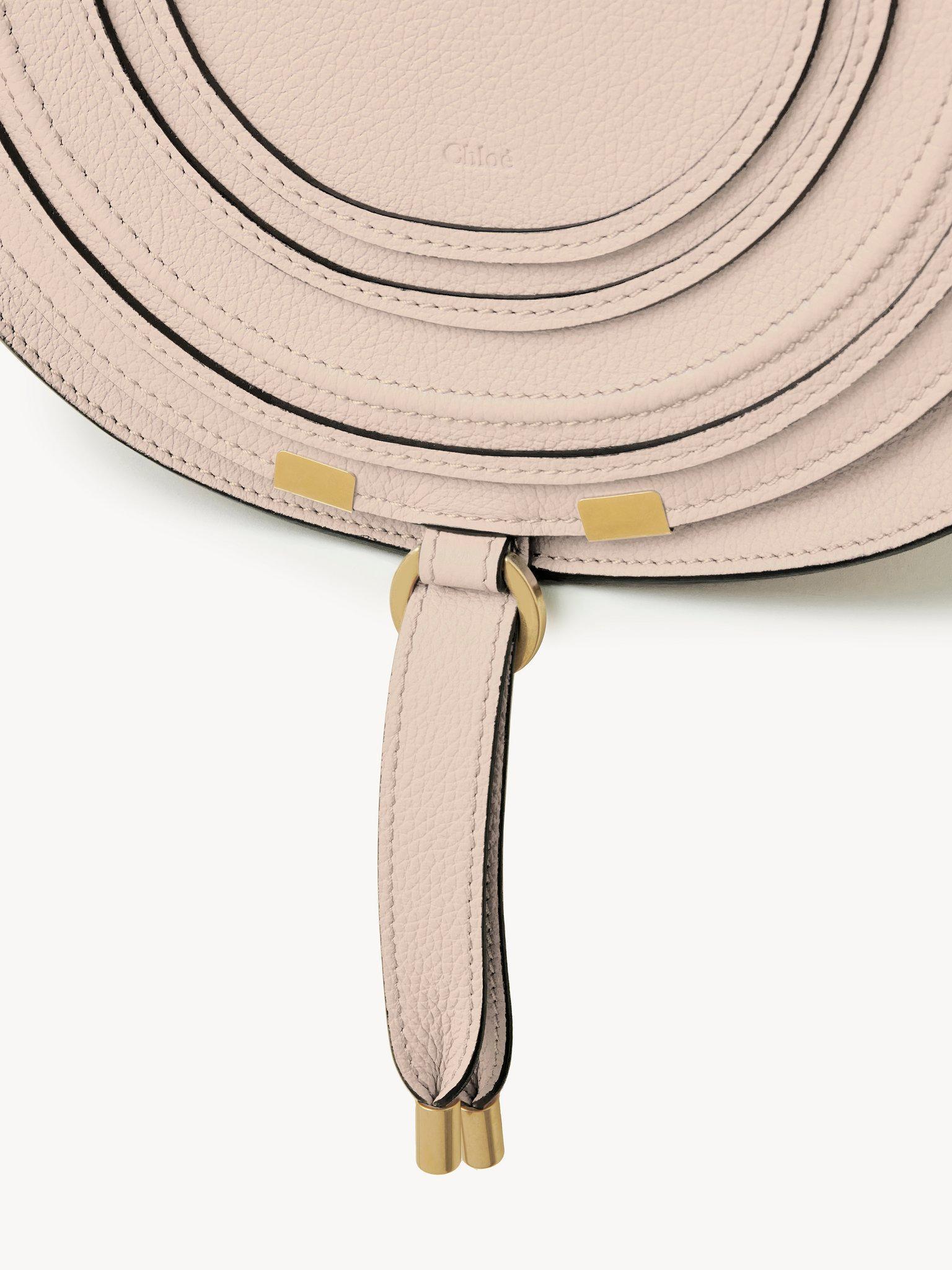 Marcie saddle bag in grained leather Product Image