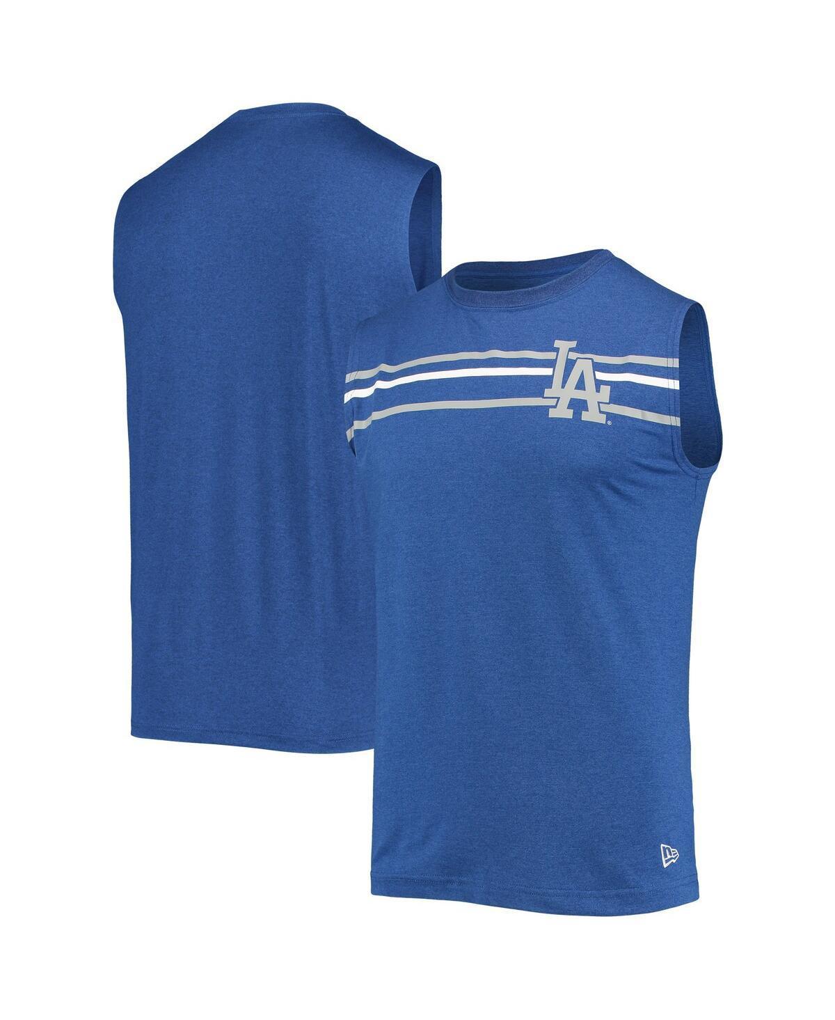 Mens New Era Royal Los Angeles Dodgers Muscle Tank Top Product Image