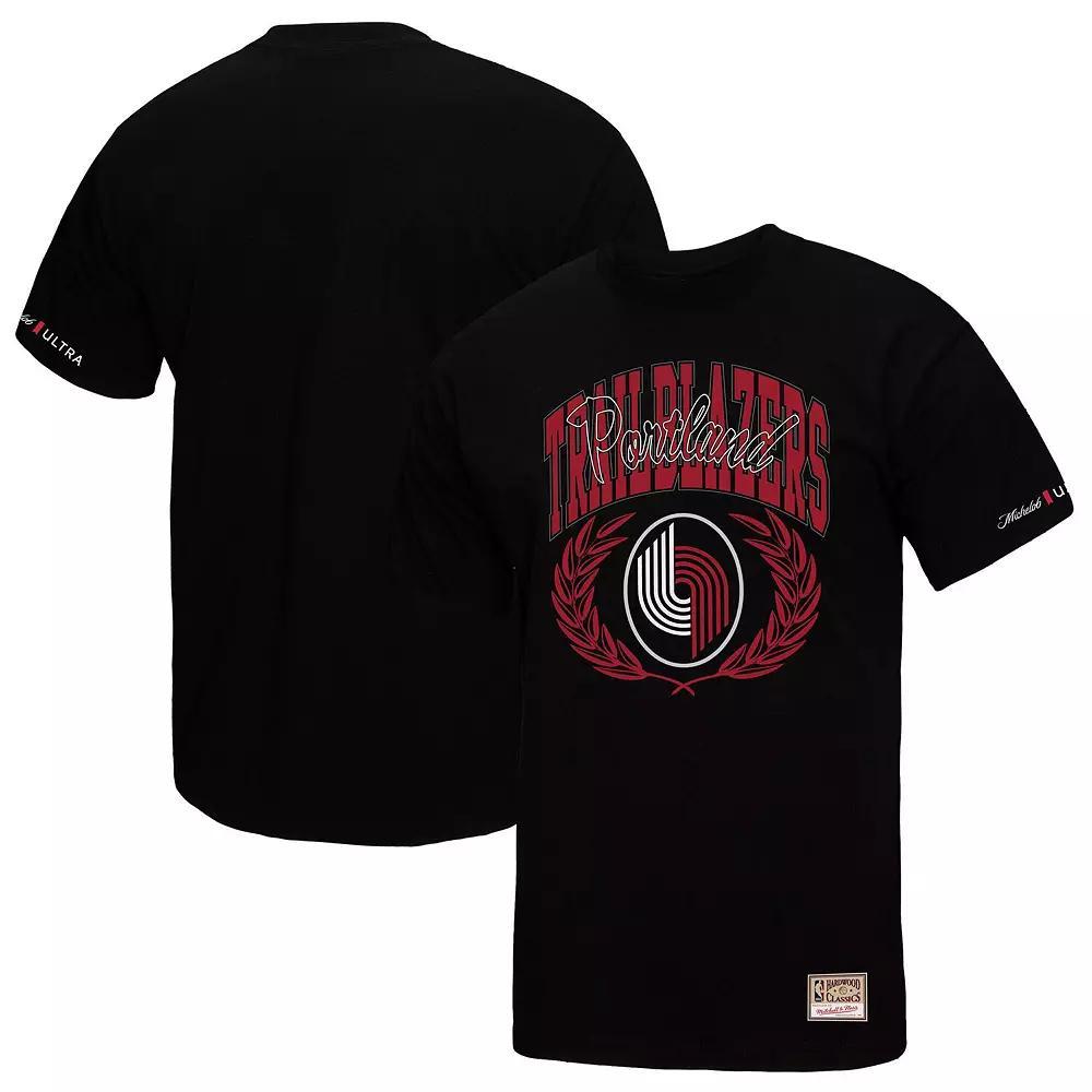 Men's Mitchell & Ness Black Portland Trail Blazers NBA x Michelob Ultra Rewind II T-Shirt,  Product Image