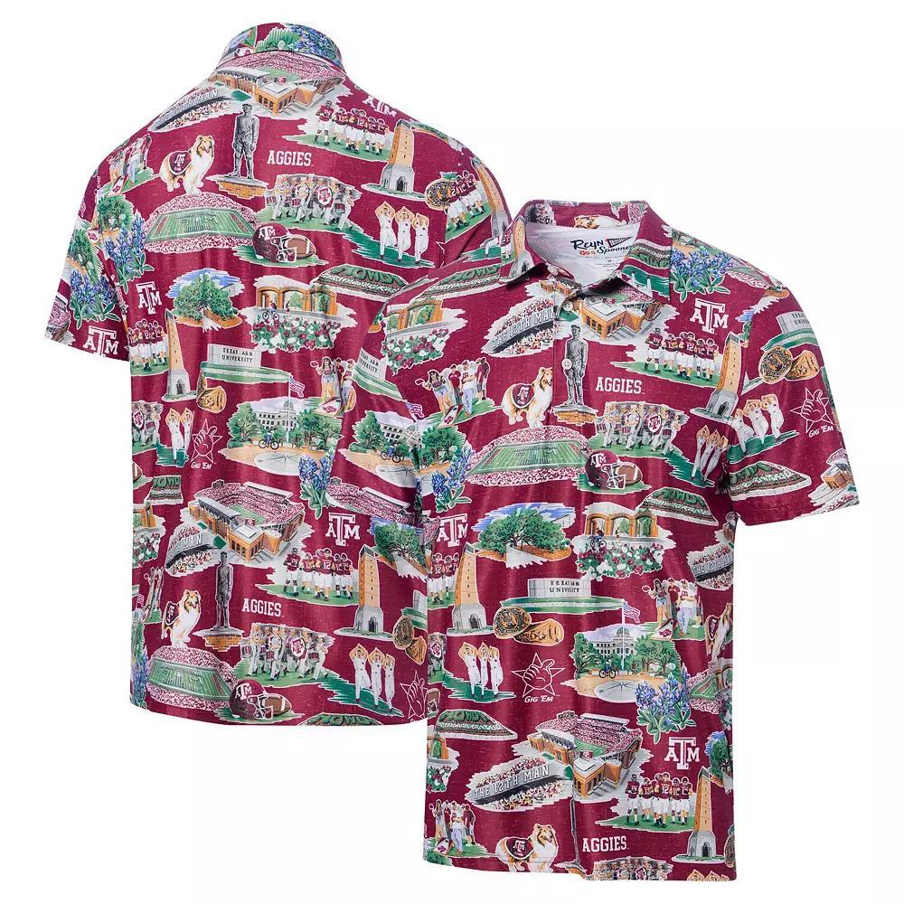 Men's Reyn Spooner Maroon Texas A&M Aggies Scenic Polo, Size: Medium, Red Product Image