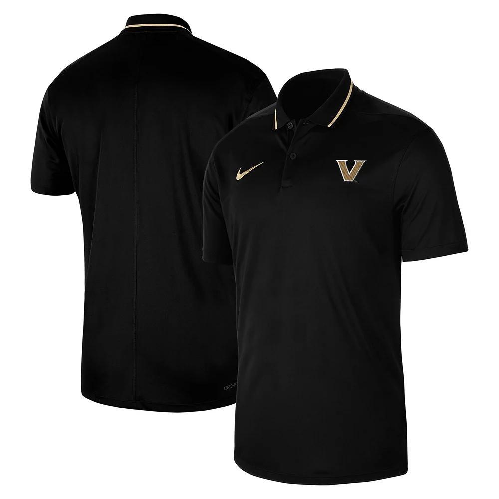 Men's Nike Black Vanderbilt Commodores 2023 Sideline Coaches Performance Polo, Size: 2XL Product Image