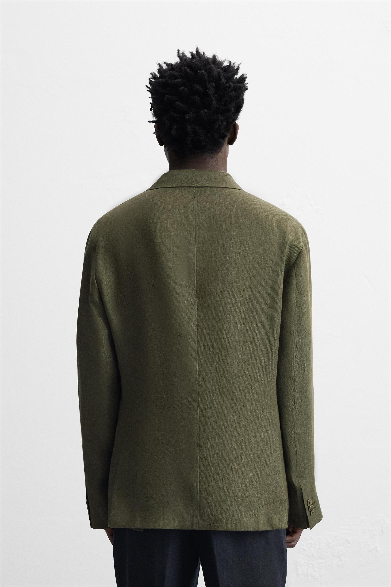 100% LINEN SUIT BLAZER Product Image