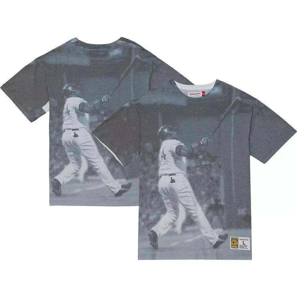 Men's Mitchell & Ness David Ortiz Boston Red Sox Cooperstown Collection Highlight Sublimated Player Graphic T-Shirt,  Product Image