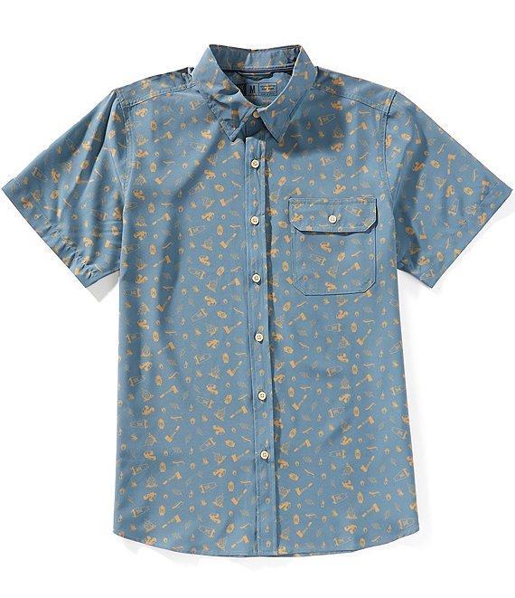 Dakota Grizzly Reel Stretch Short Sleeve Woven Shirt Product Image